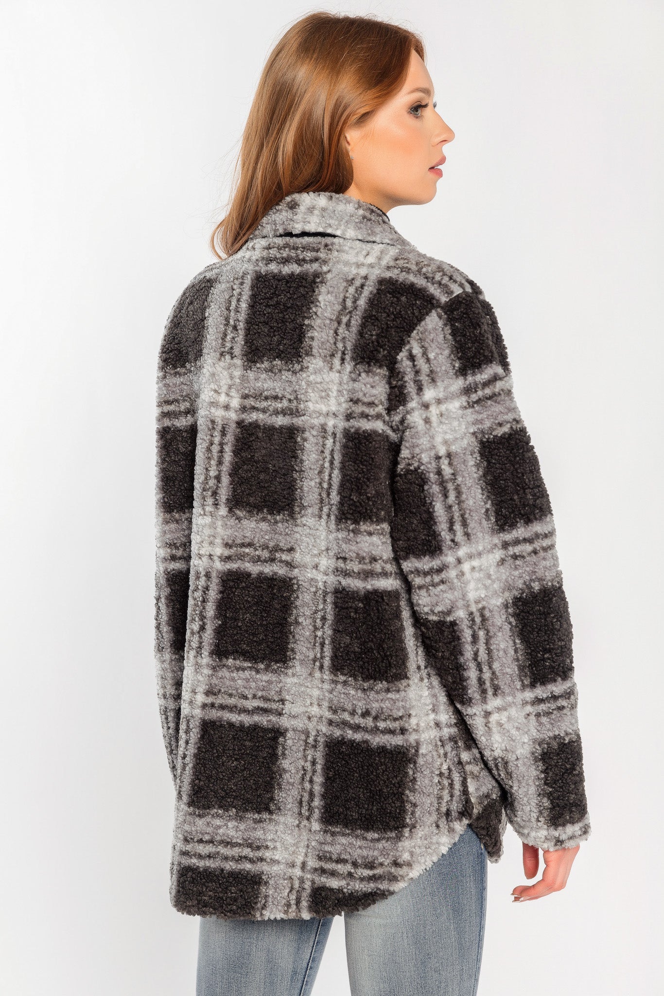 Plaid Sherpa Shacket