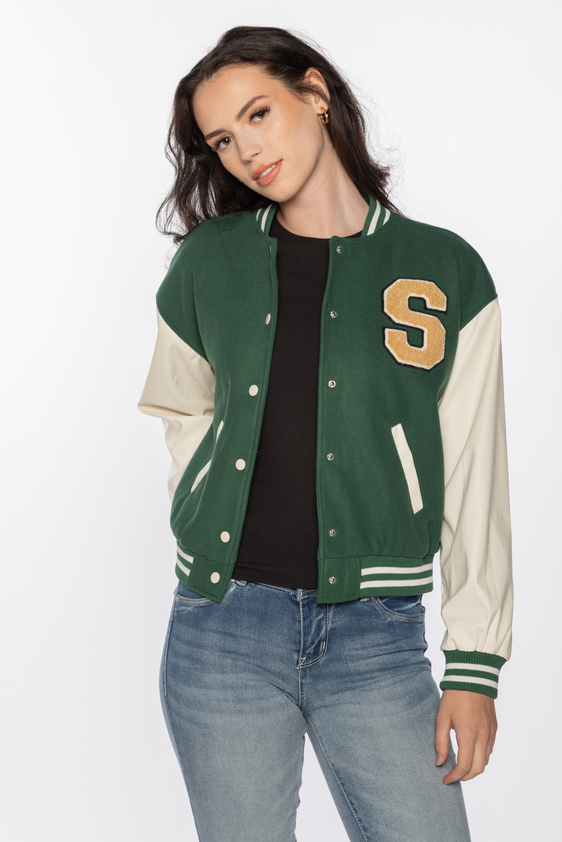Blouson universitaire lettre S
