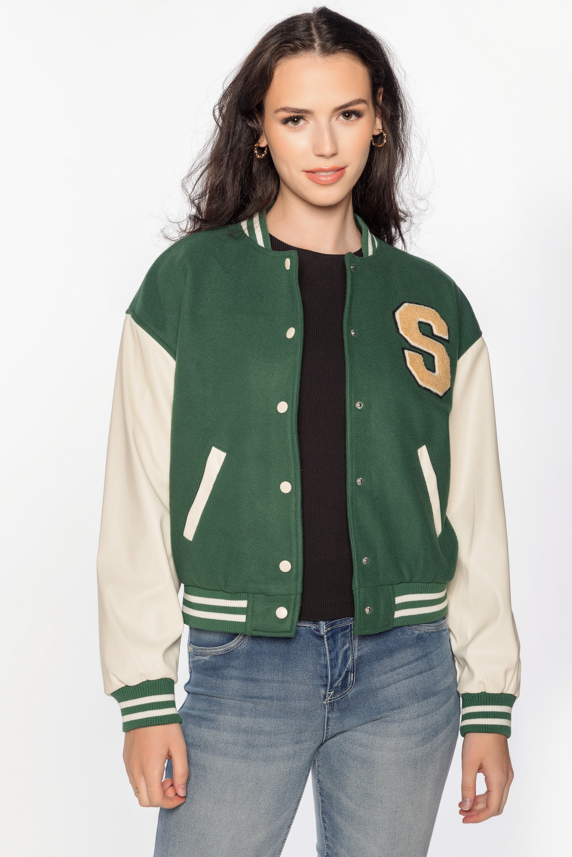 Blouson universitaire lettre S