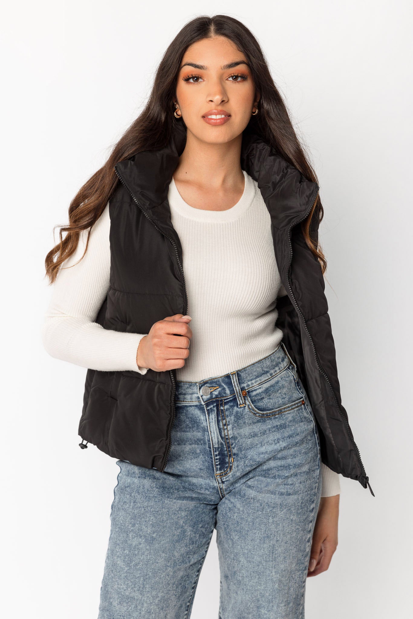 Veste matelassée surpiquée