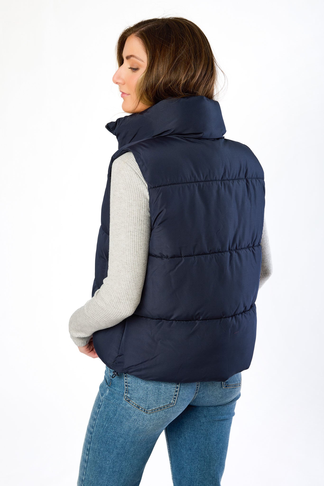 Veste matelassée surpiquée