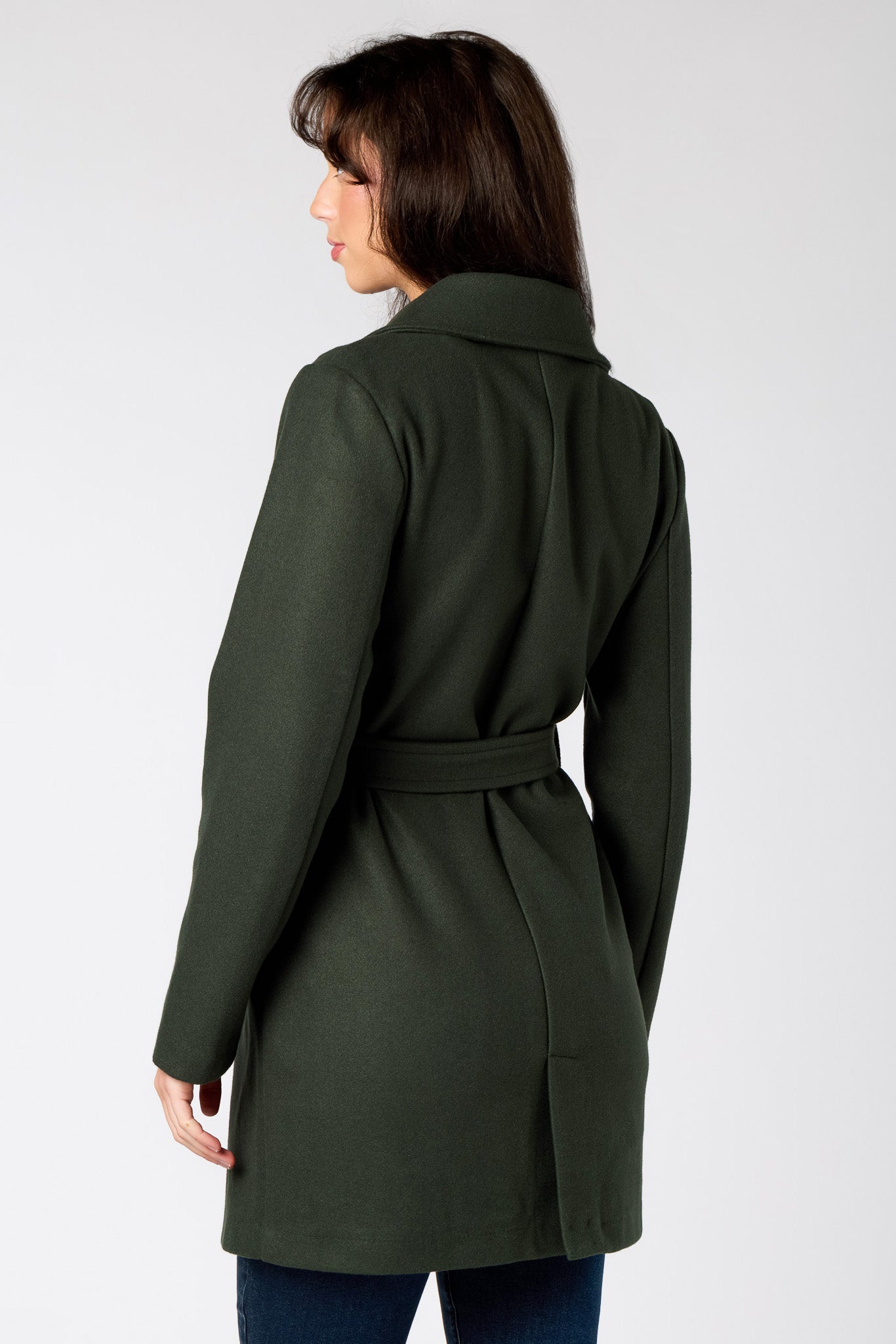 Brushed Mélange Coat