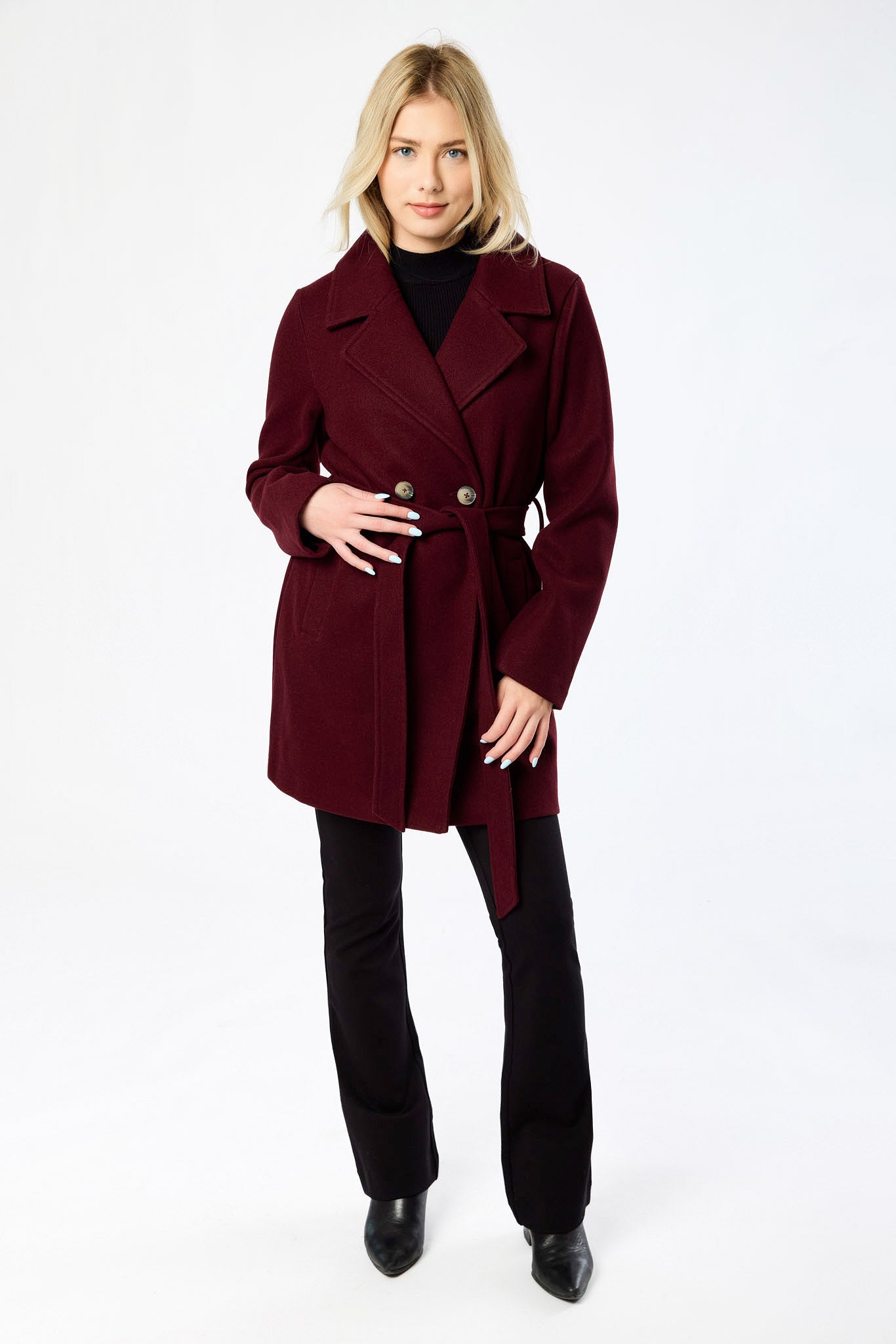 Brushed Mélange Coat