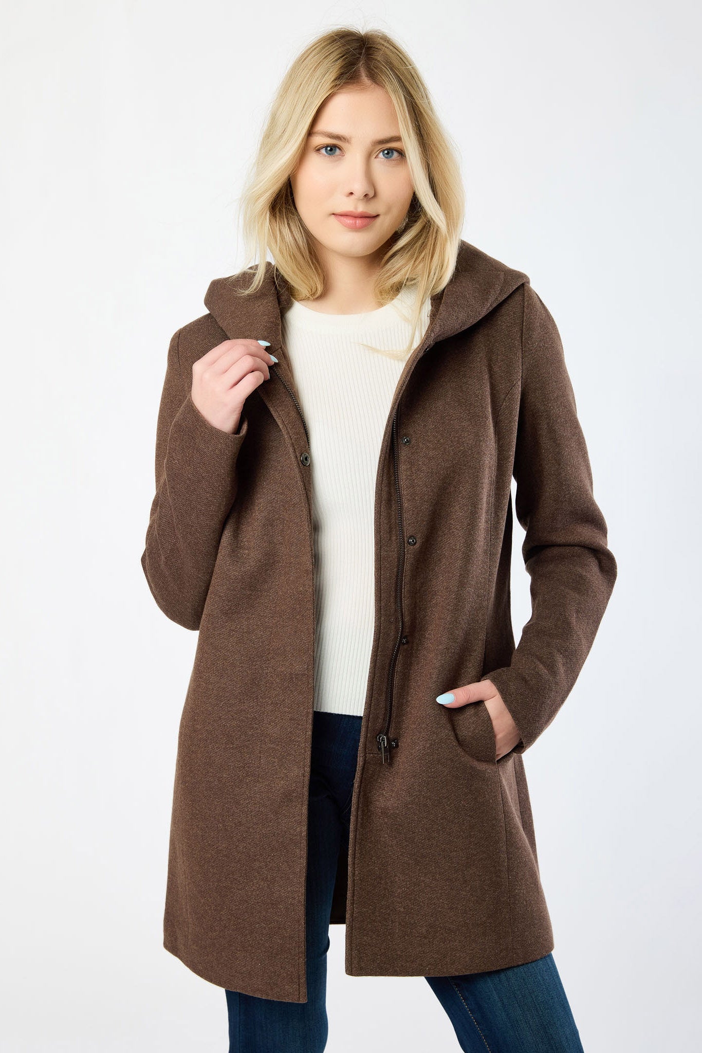 Manteau Only "Sedona" avec capuchon