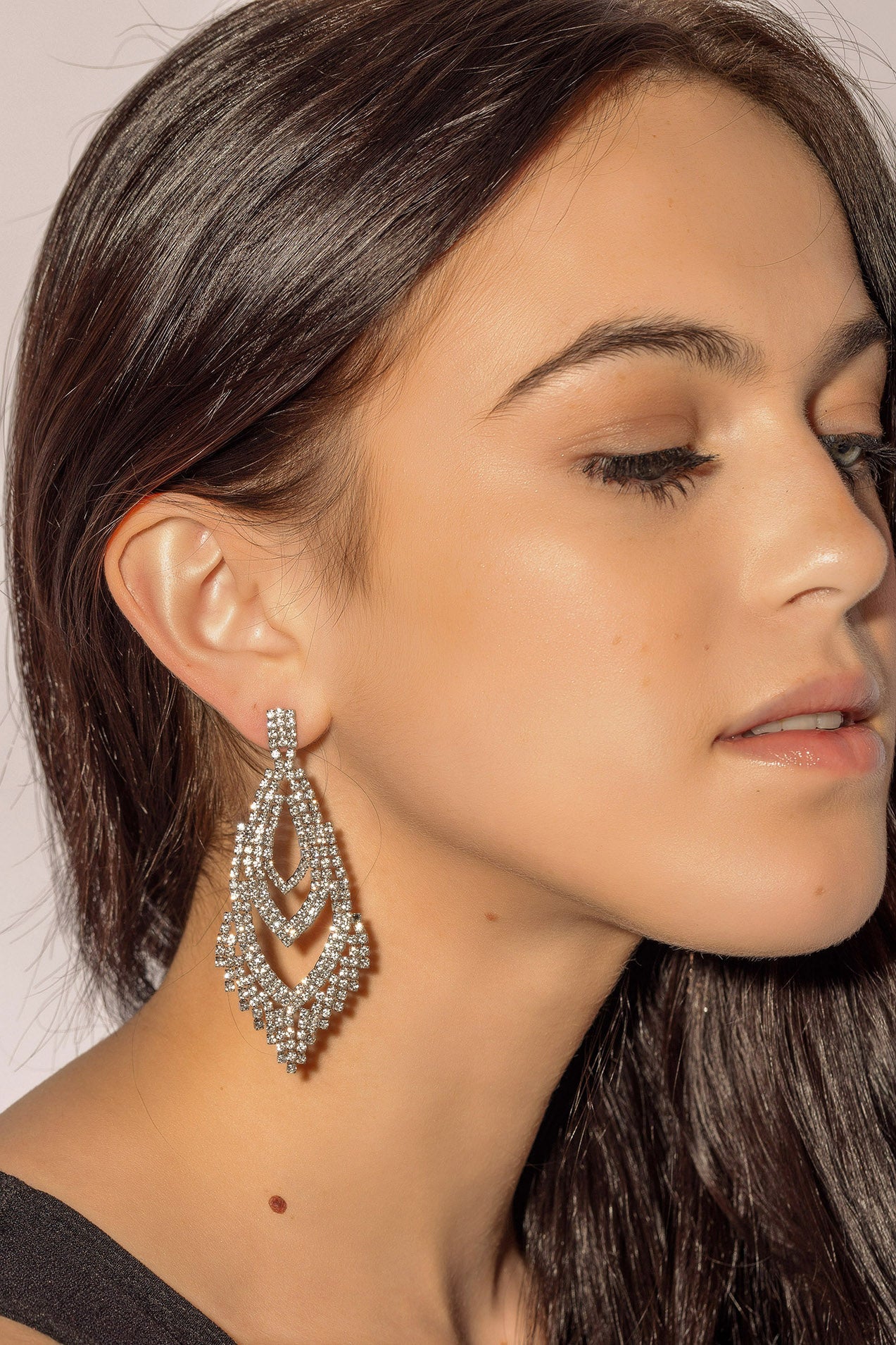 Boucles d'oreilles pendantes goutte d'eau