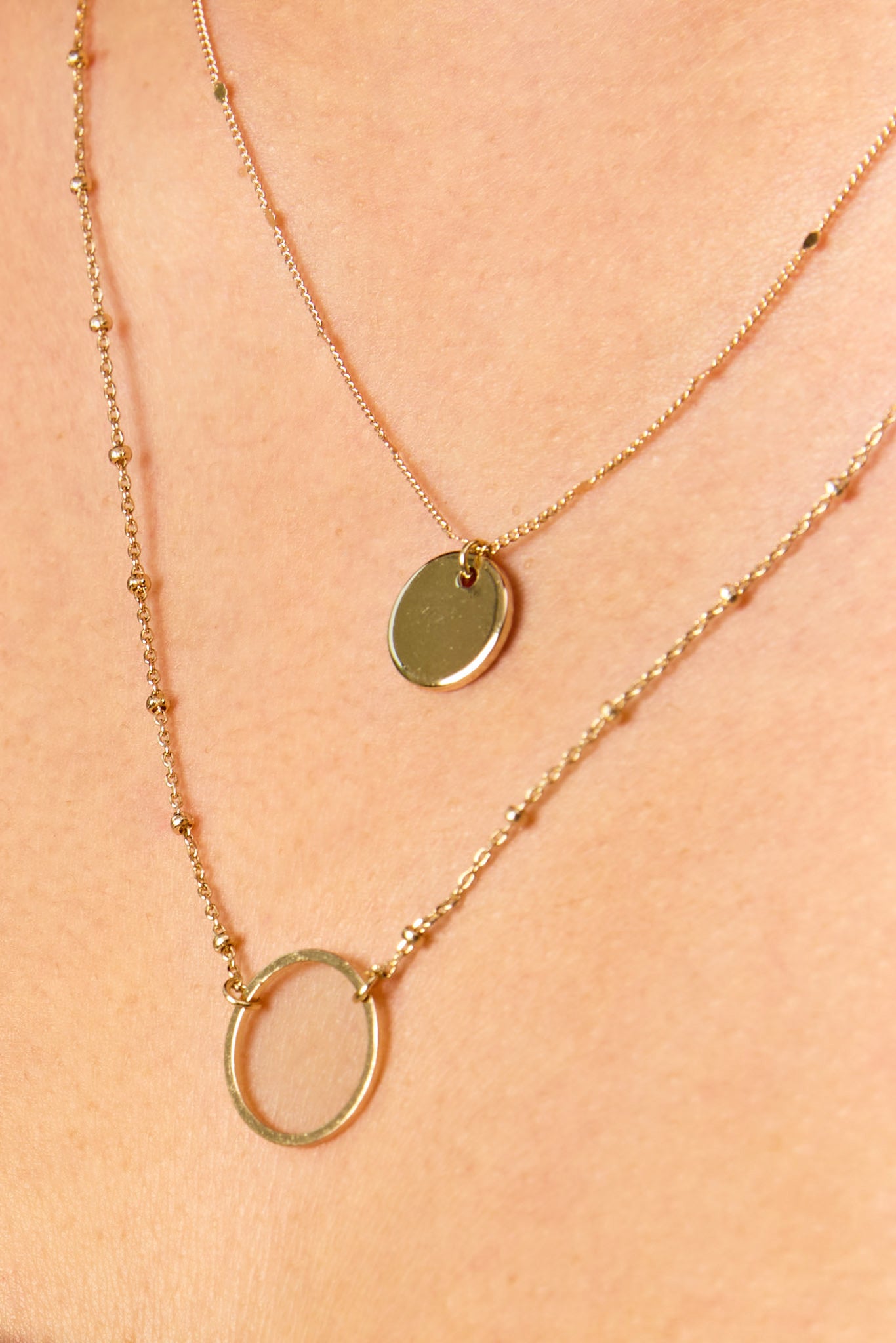 Collier cercles élégants