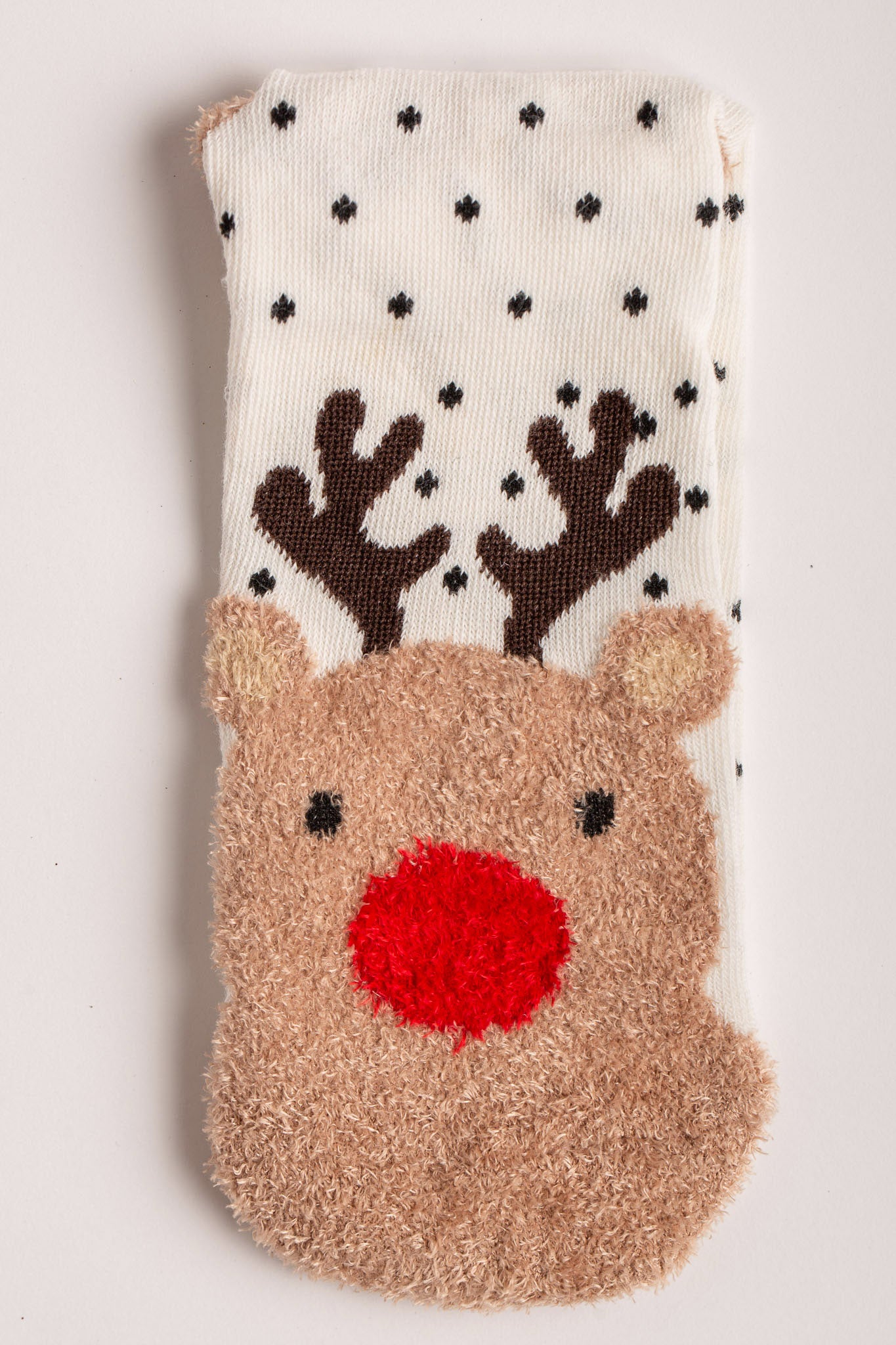 Chaussettes de rennes pelucheux