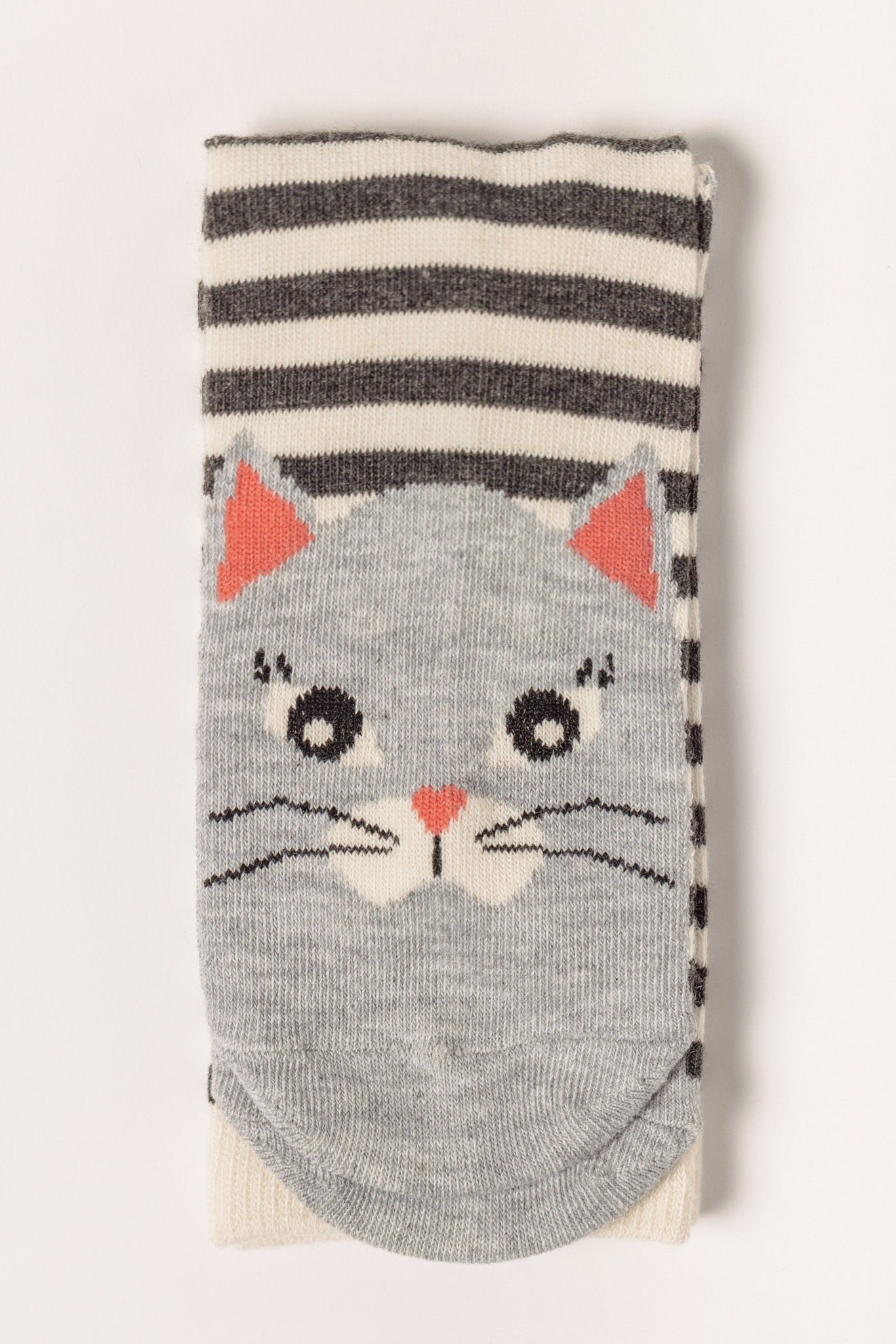 Chaussettes chats et rayures
