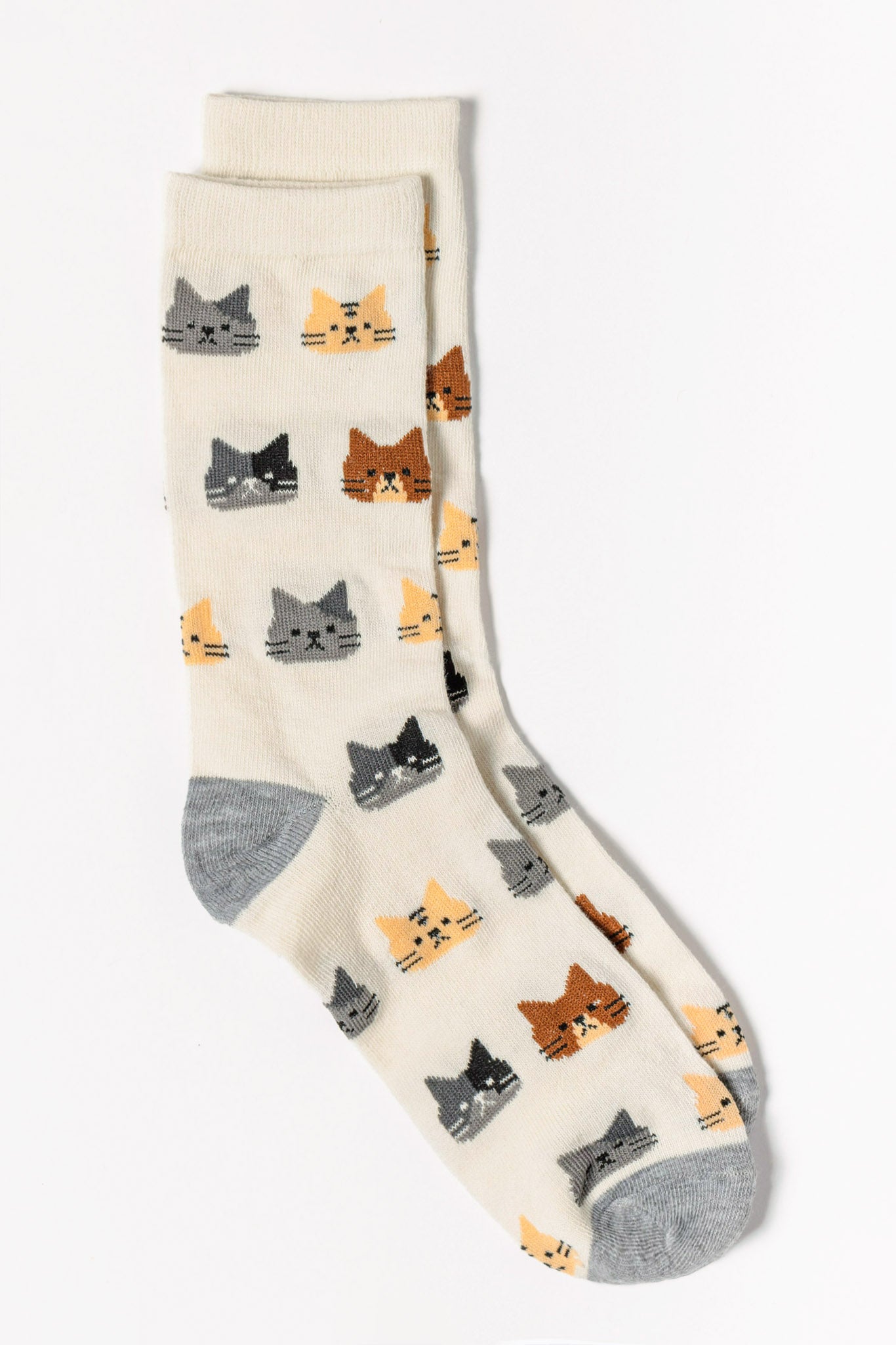 Chaussettes multi-visages chats