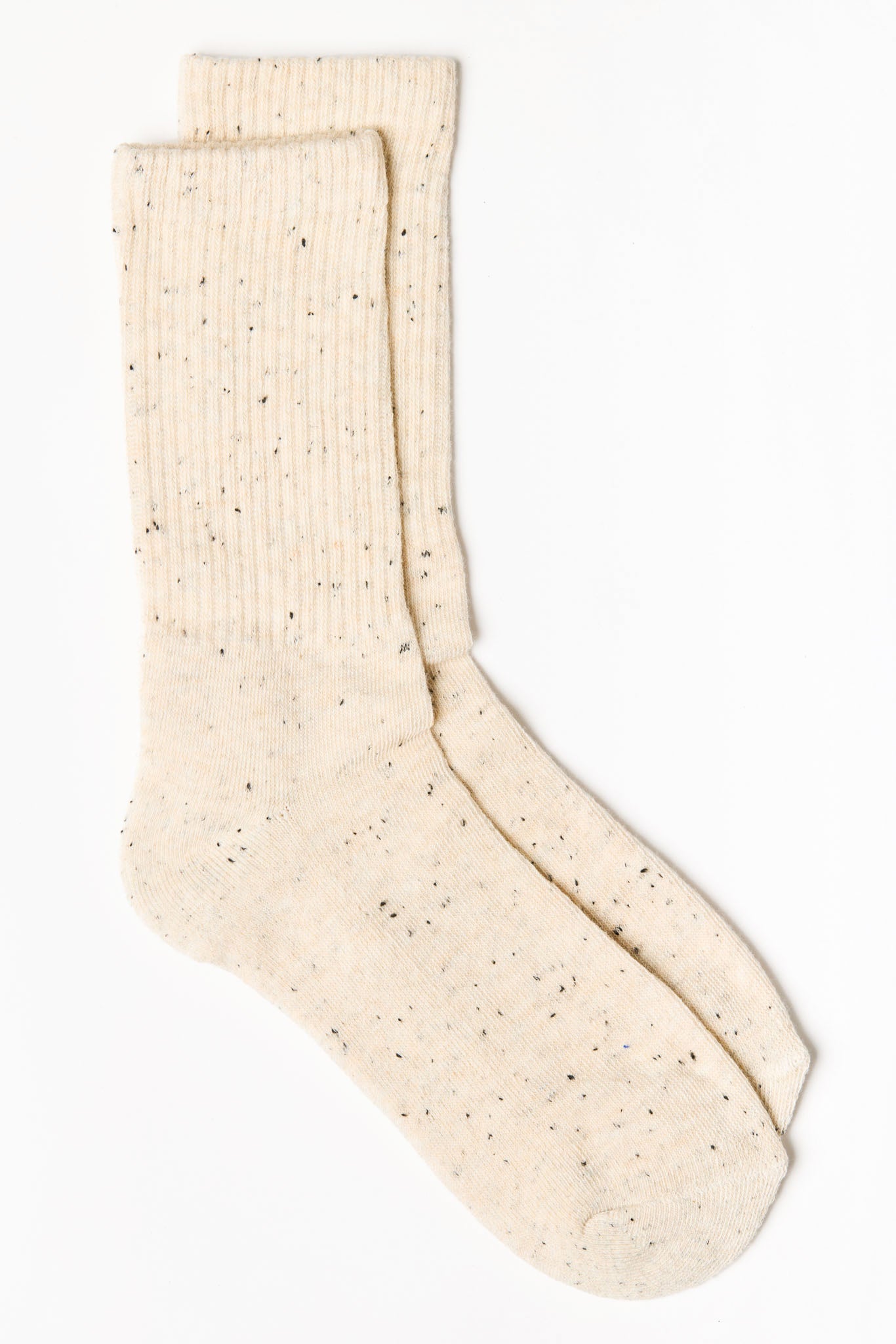 Speckled Ribbed Socks