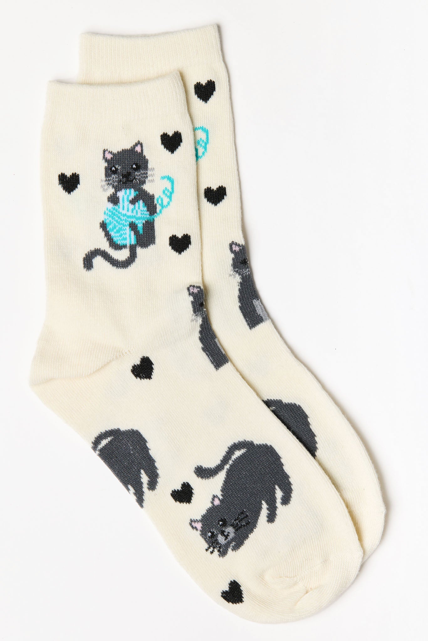 Playful Kitten Socks