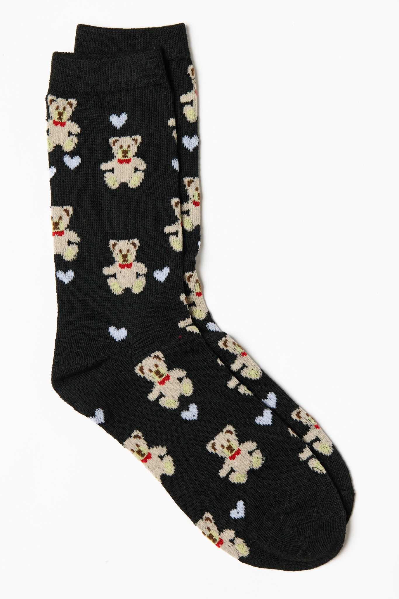 Hearts with Teddy Bear Socks