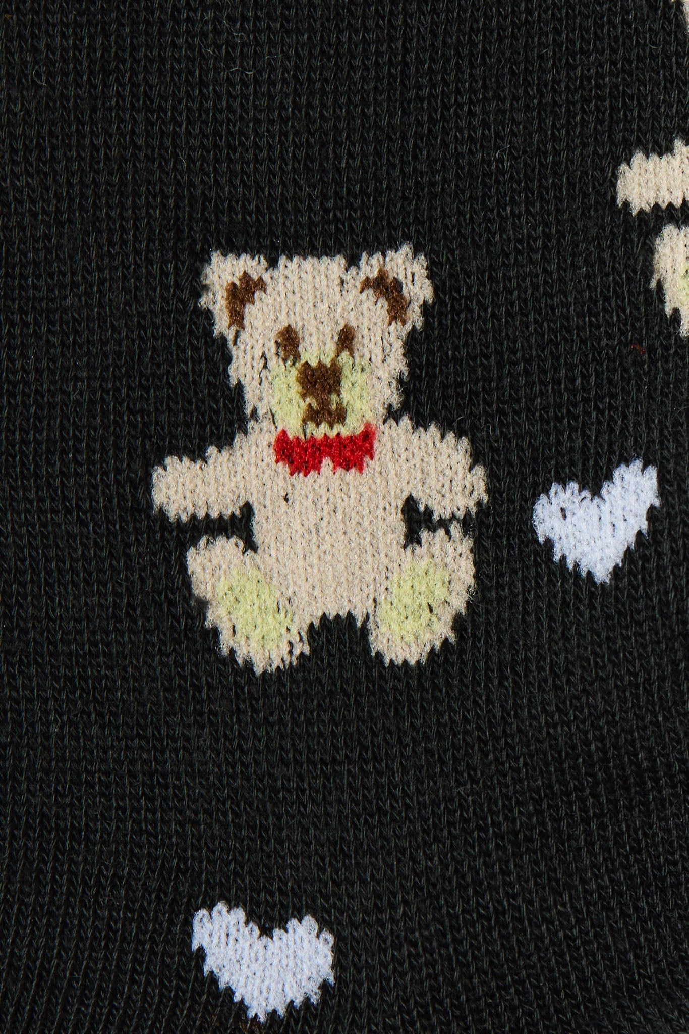 Hearts with Teddy Bear Socks