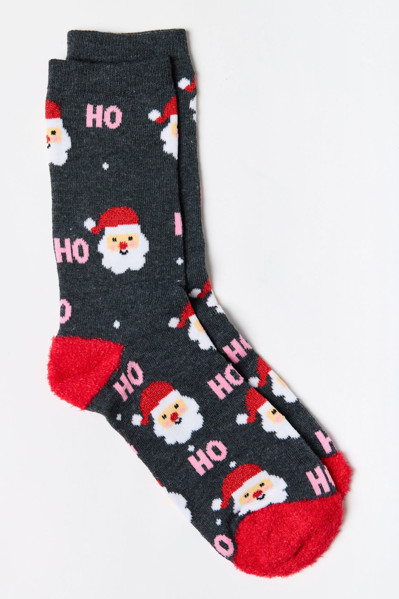 Santa and "Ho Ho Ho" Socks
