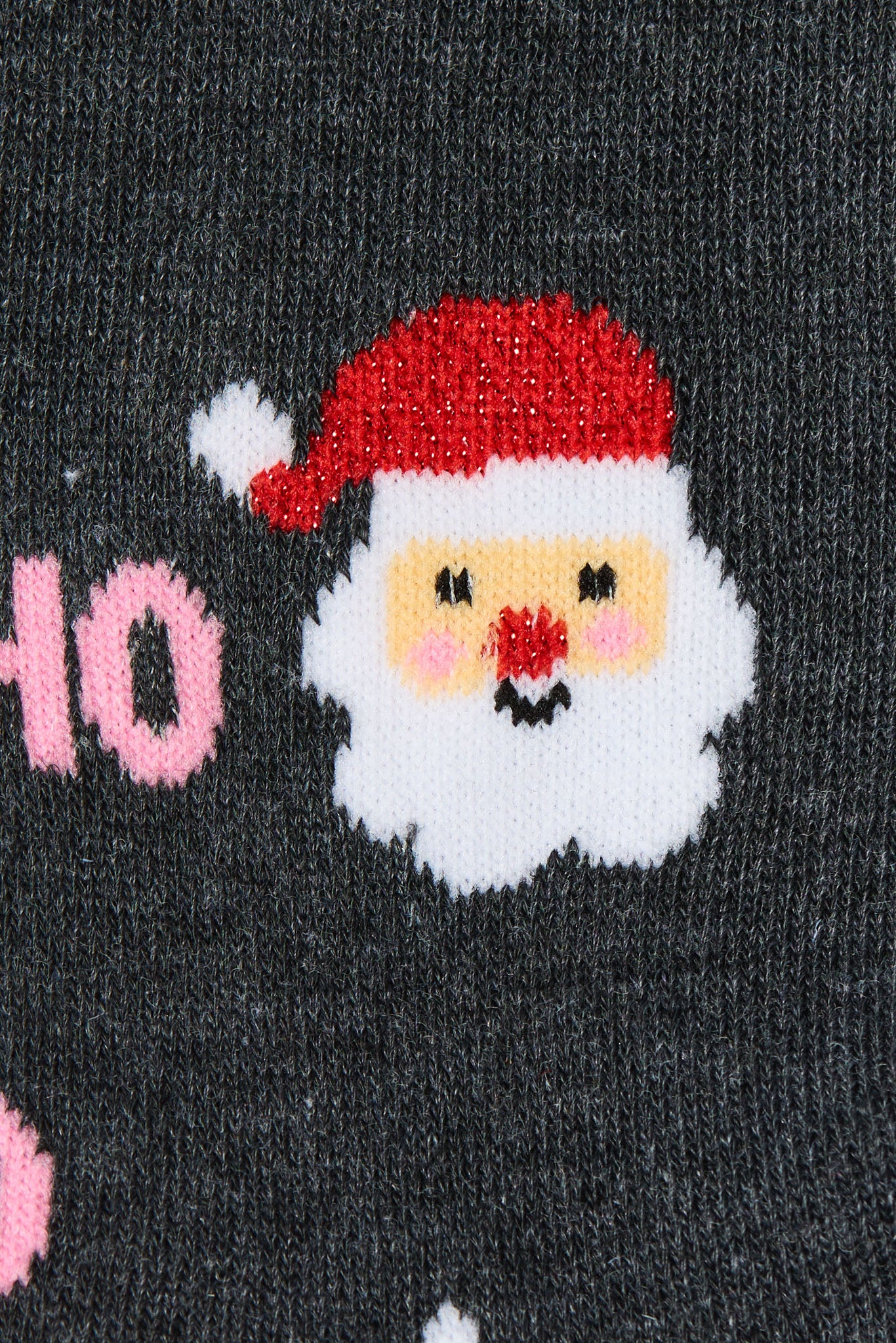 Santa and "Ho Ho Ho" Socks
