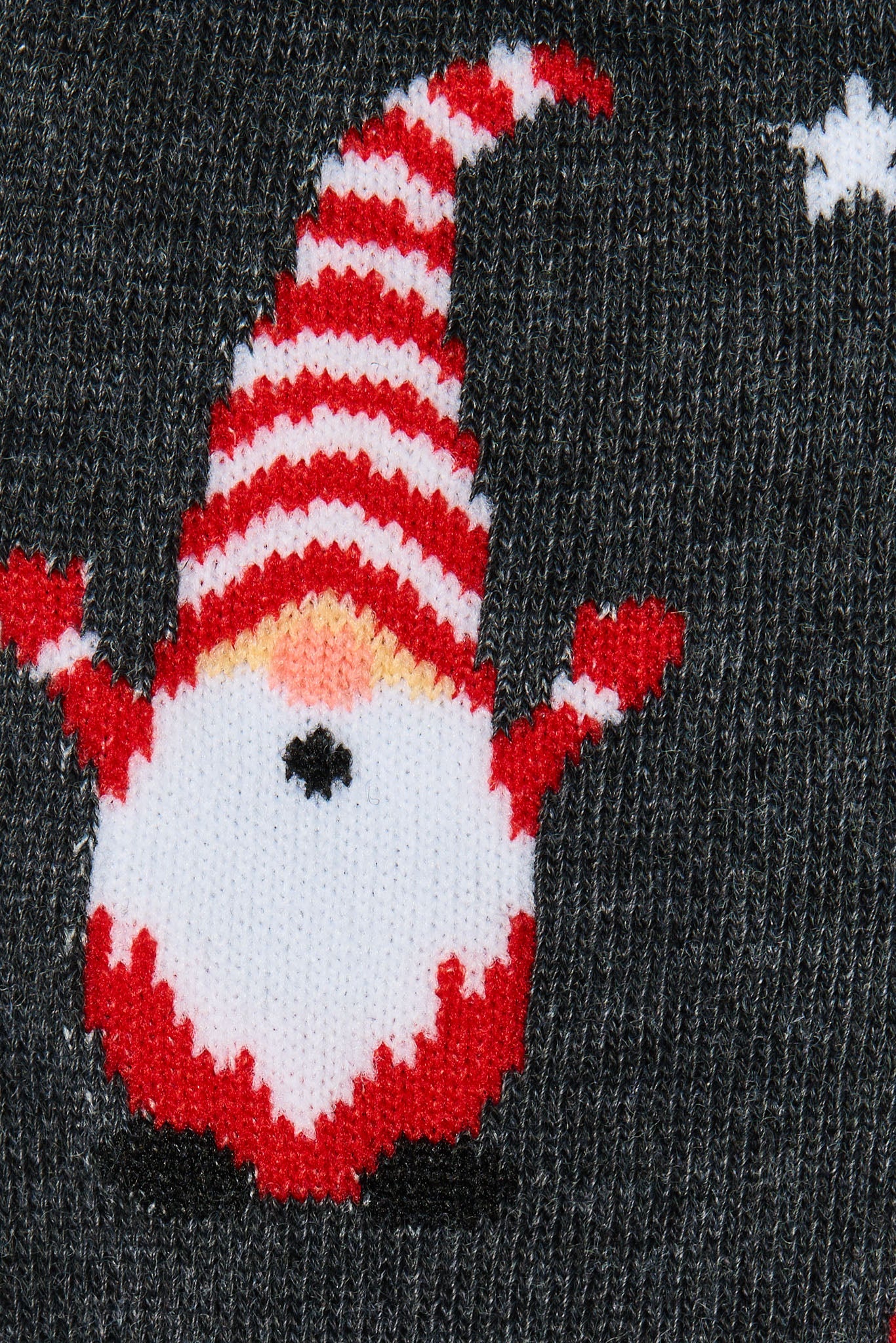 Holiday Gnome with Stars Socks