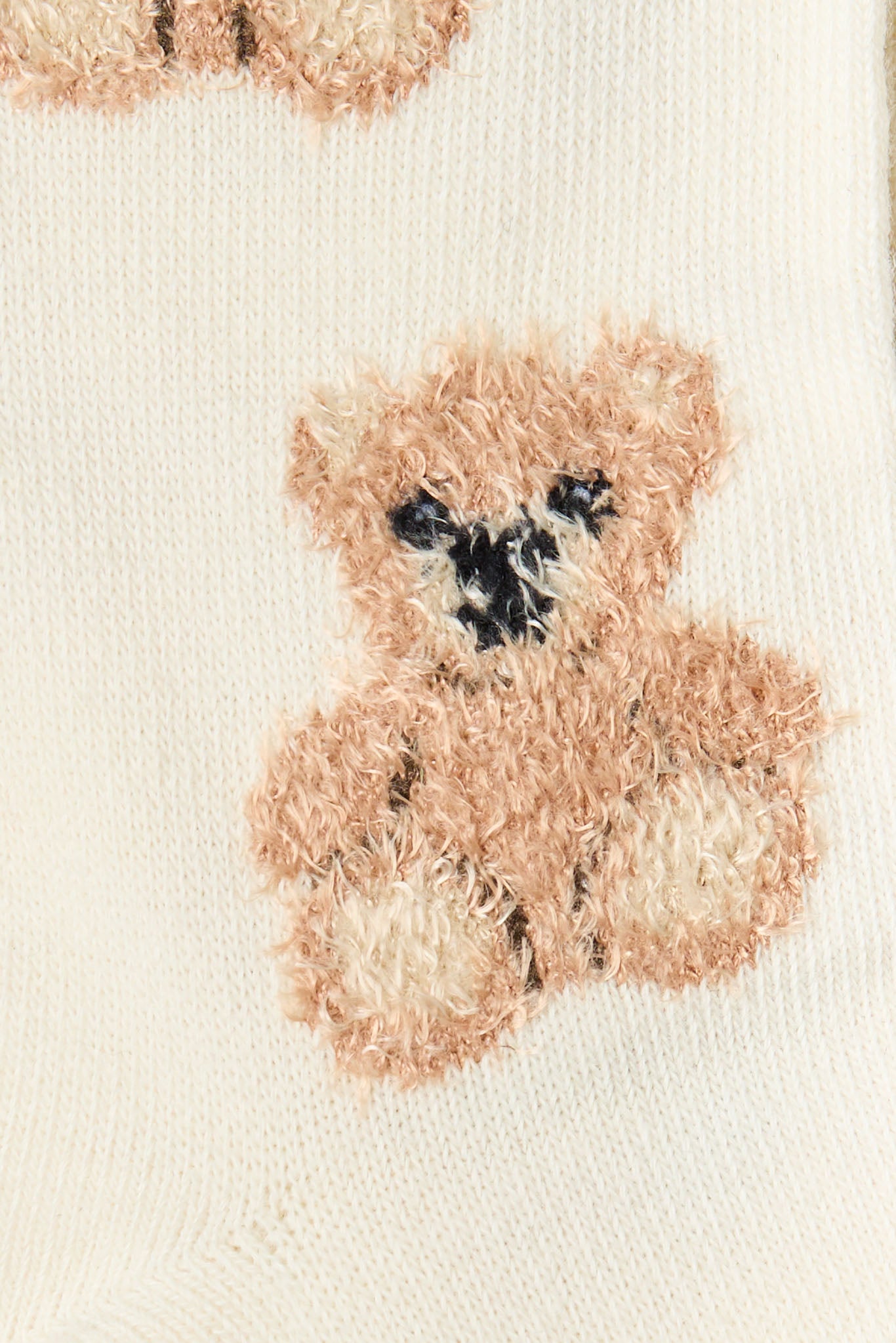 Fuzzy Teddy Bear Socks