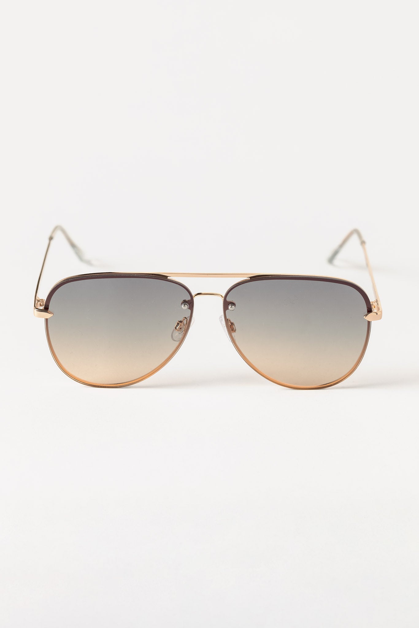 Rimless Aviator Sunglasses