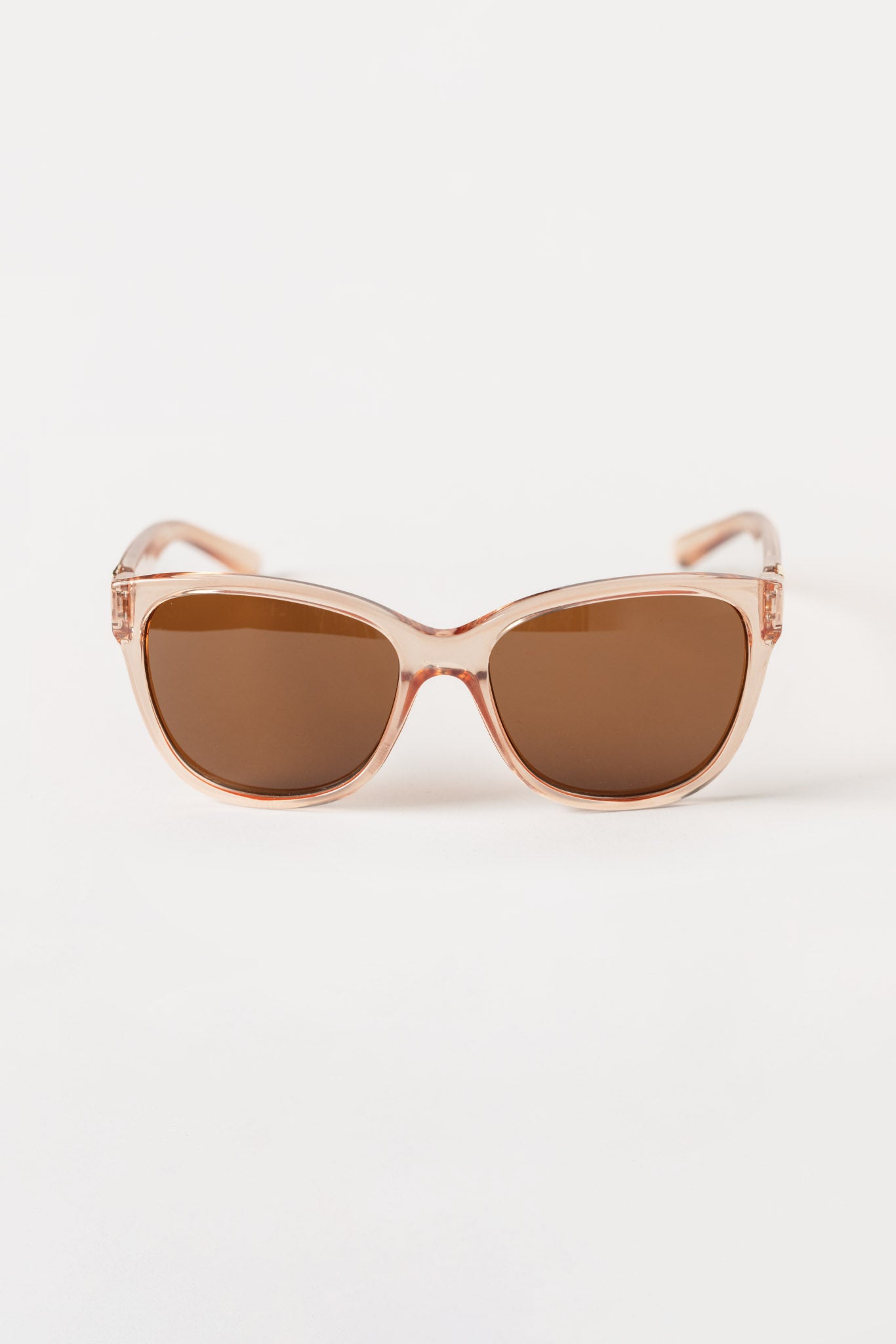 Lunettes de soleil Wayfarer monture transparente