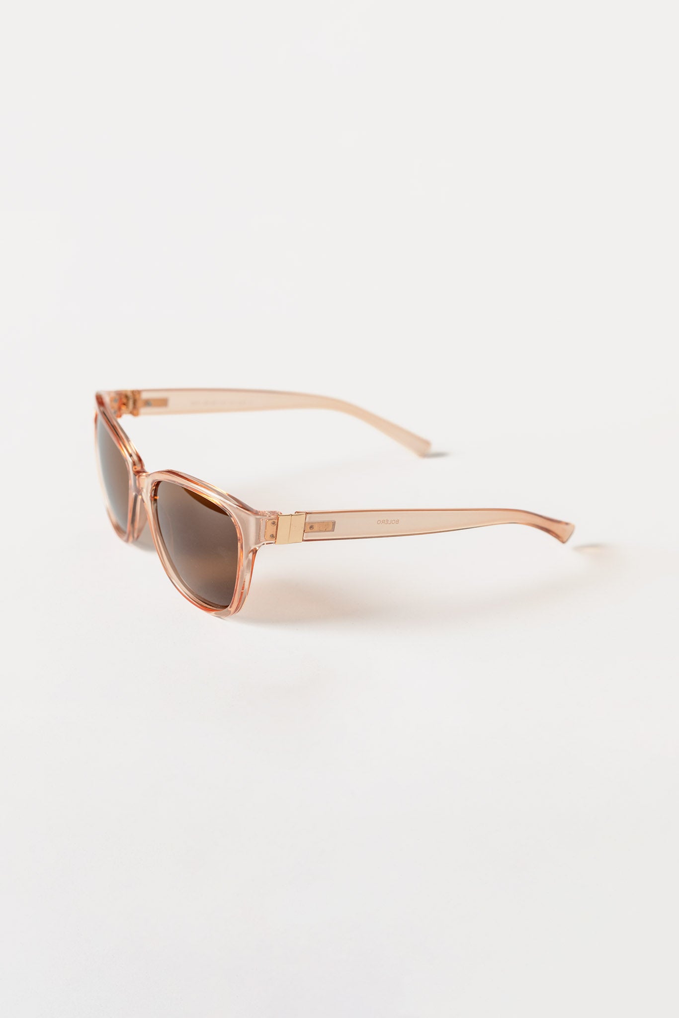 Lunettes de soleil Wayfarer monture transparente