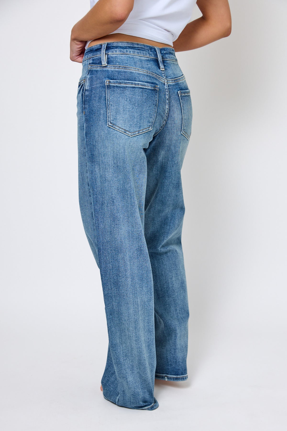 Tattoo "Harper" Dark Wash Mid Rise Jean - 33" Inseam