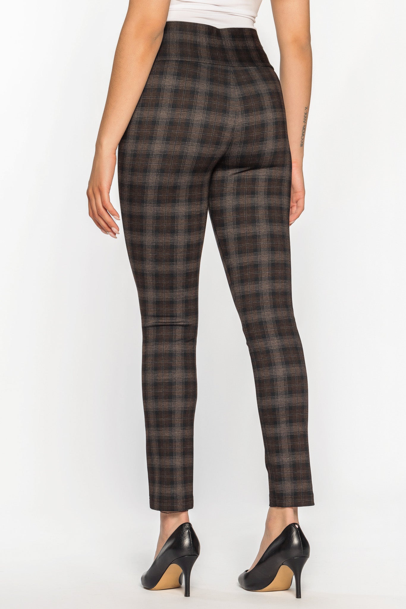 Constance Plaid Seriously Slimming Pant