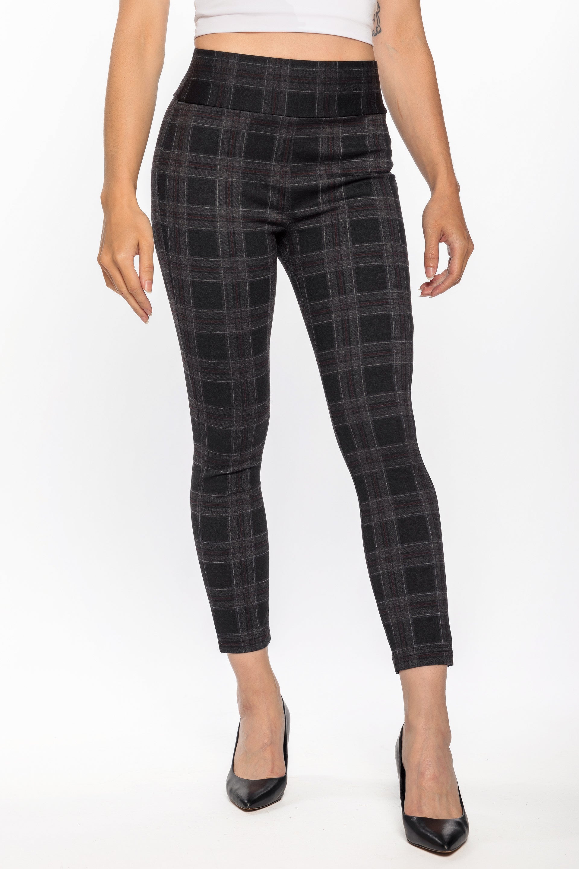 Odessa Plaid Seriously Slimming Pant