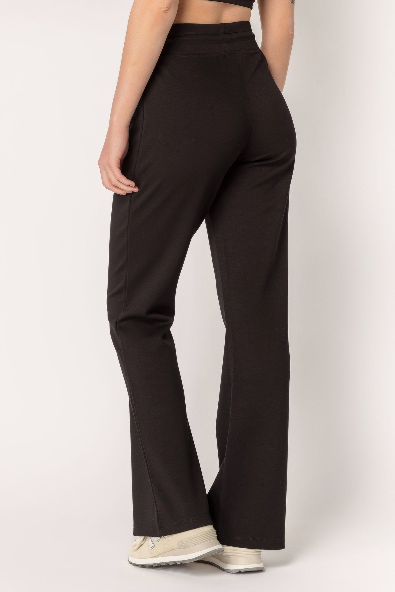 Scuba Knit Flare Leg Pant