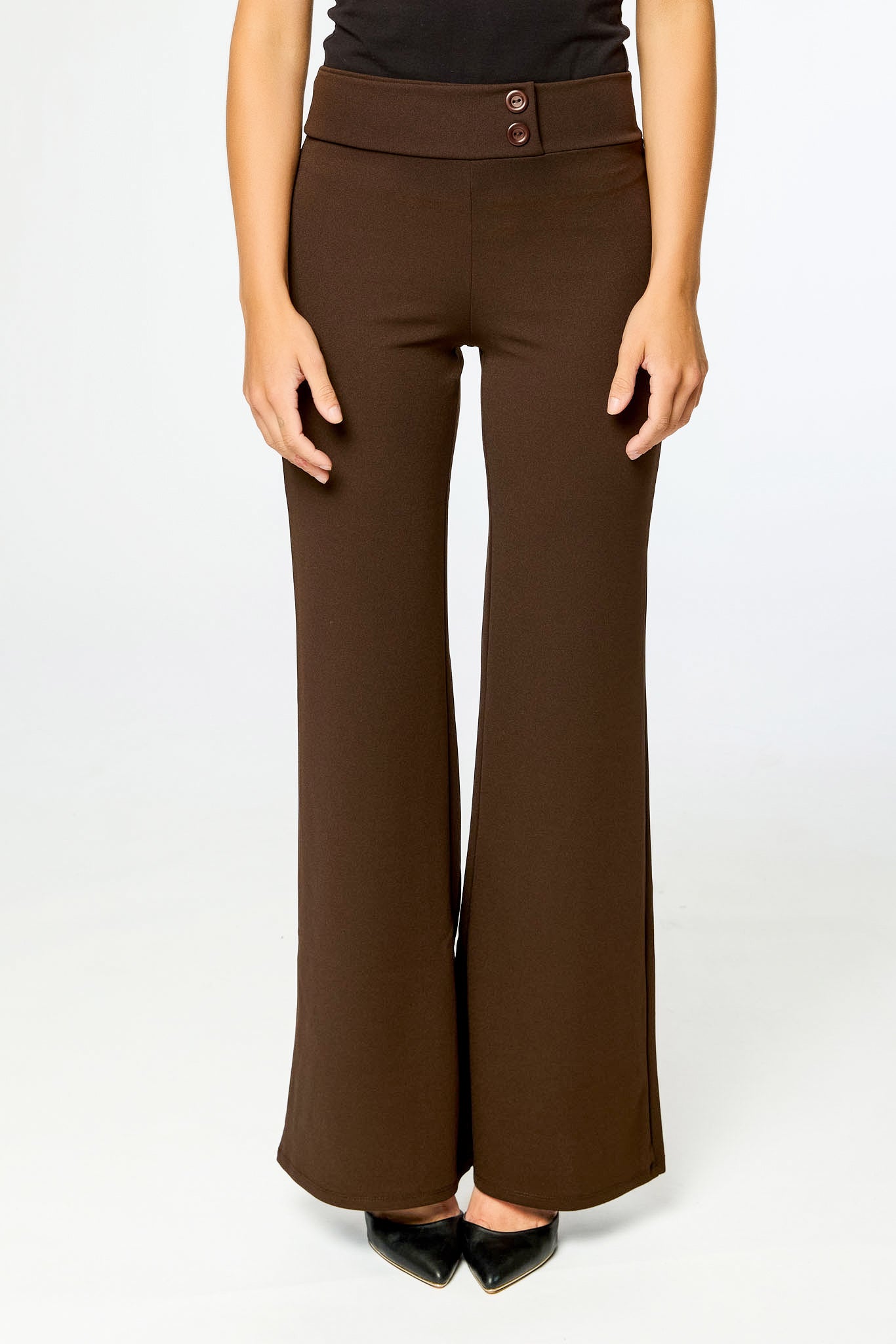 Pantalon avec jambe large