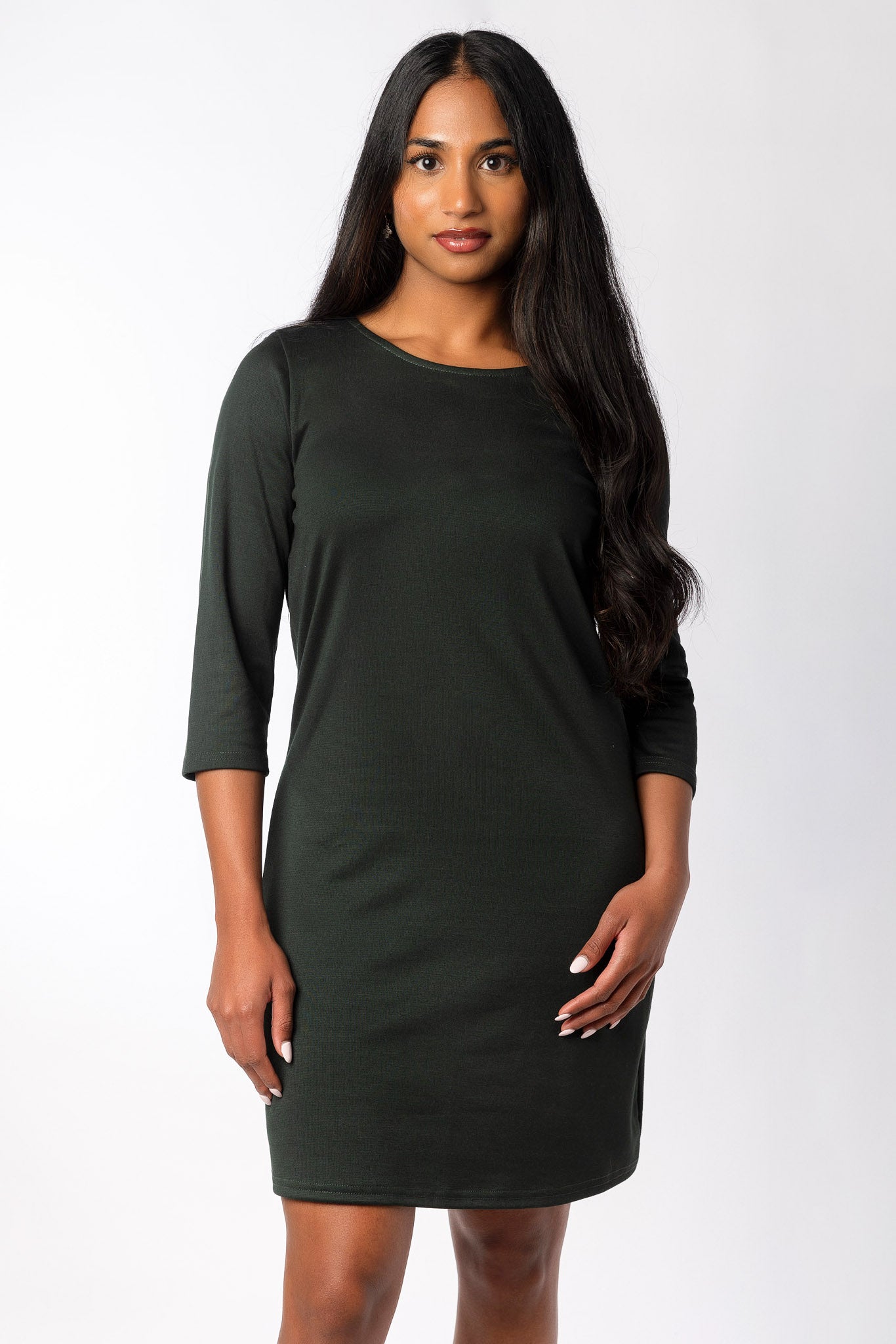 ONLY 3/4 Sleeve Shift Dress