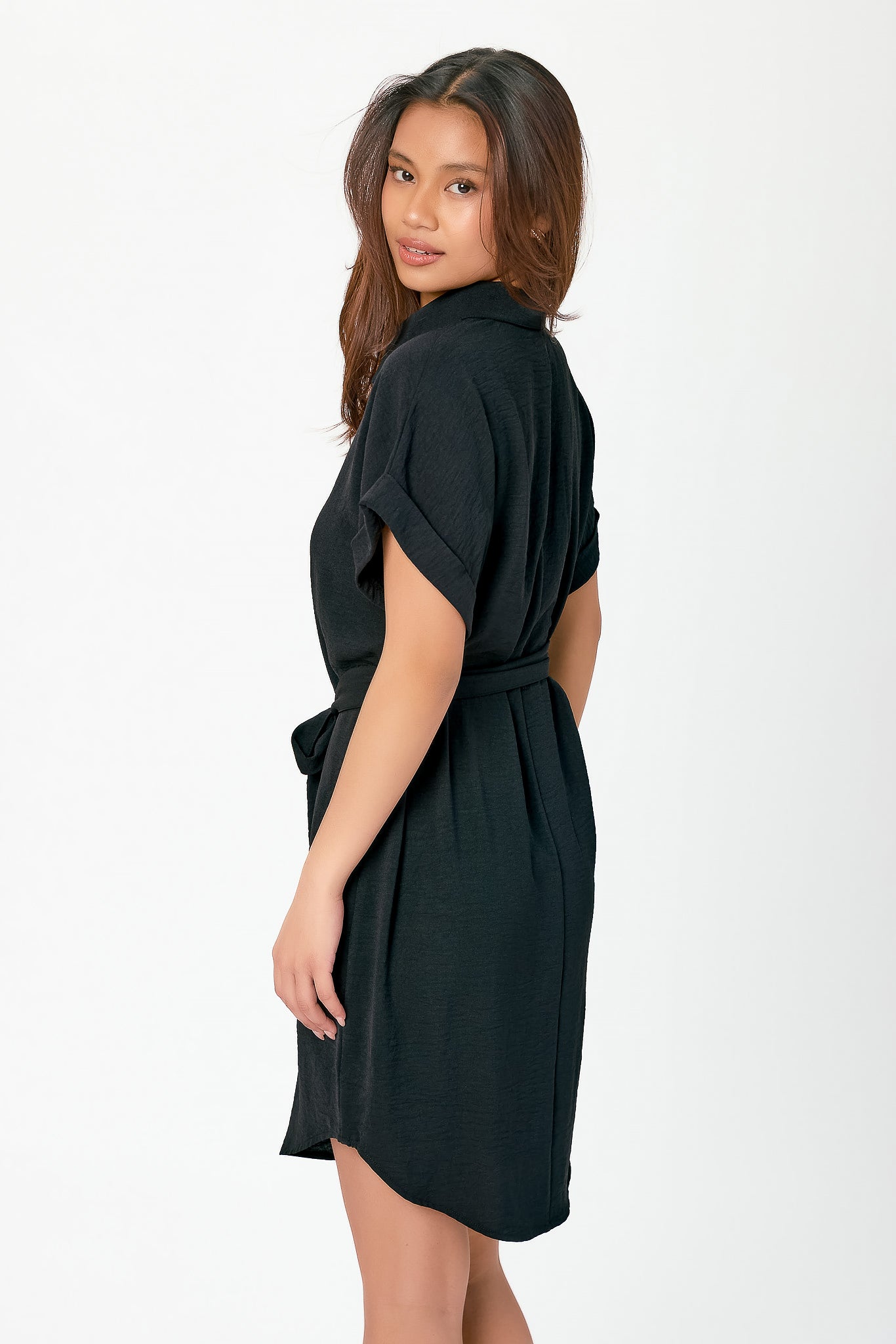 Airflow Shirtdress with Tie-Belt
