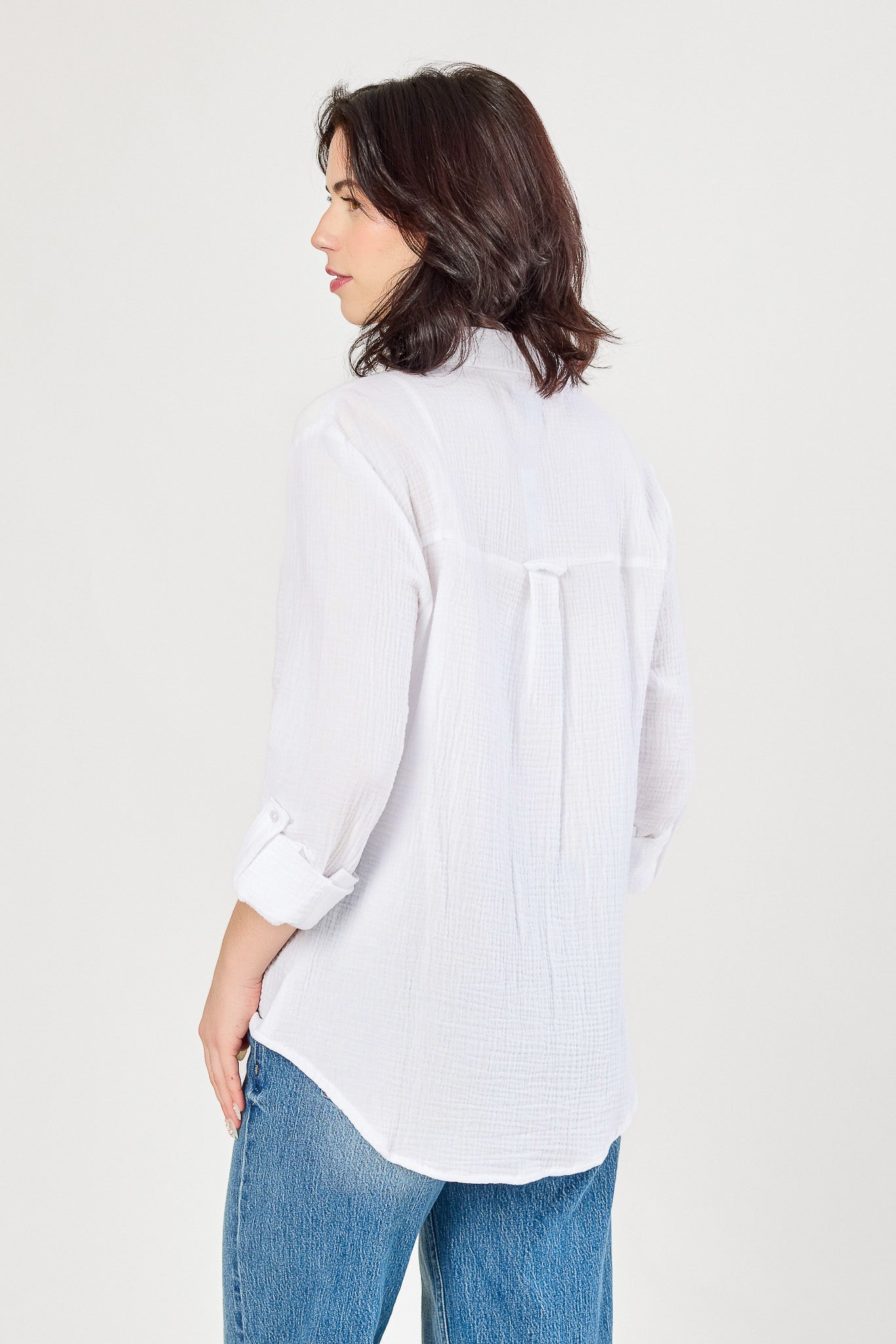 Double Cotton Long Sleeve Shirt