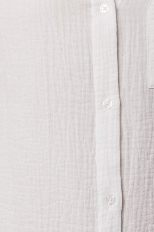 Chemise en coton avec manches longues