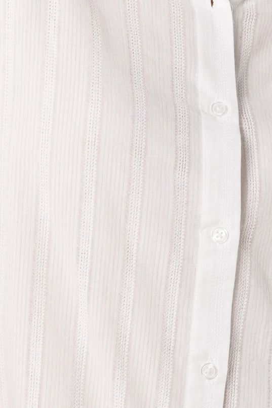 Cotton Dobby Long Sleeve Shirt