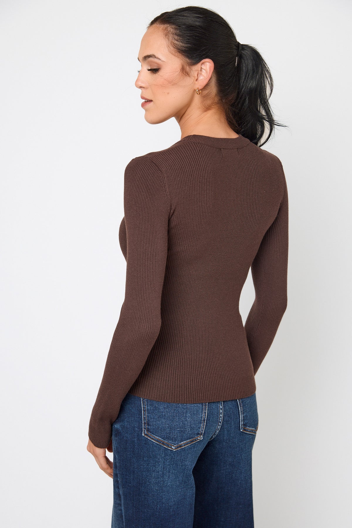Ribbed Crewneck Long Sleeve