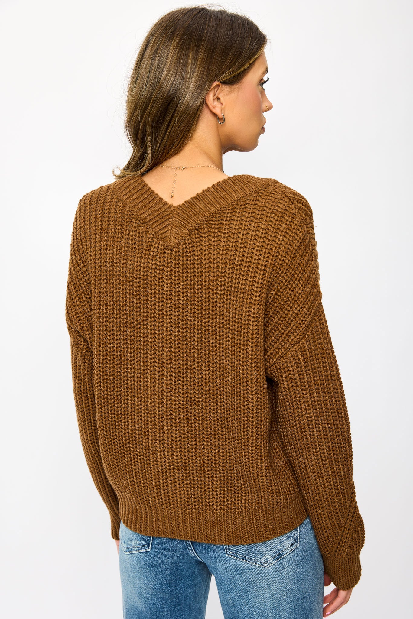 Cardigan boutonné stylr grand-père