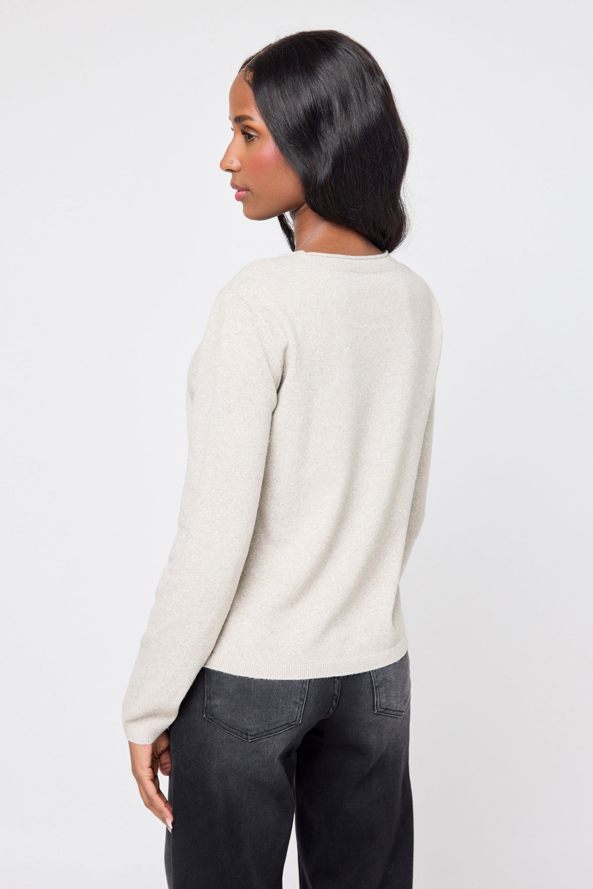 Only Loyal Crew Neck Long Sleeve Sweater