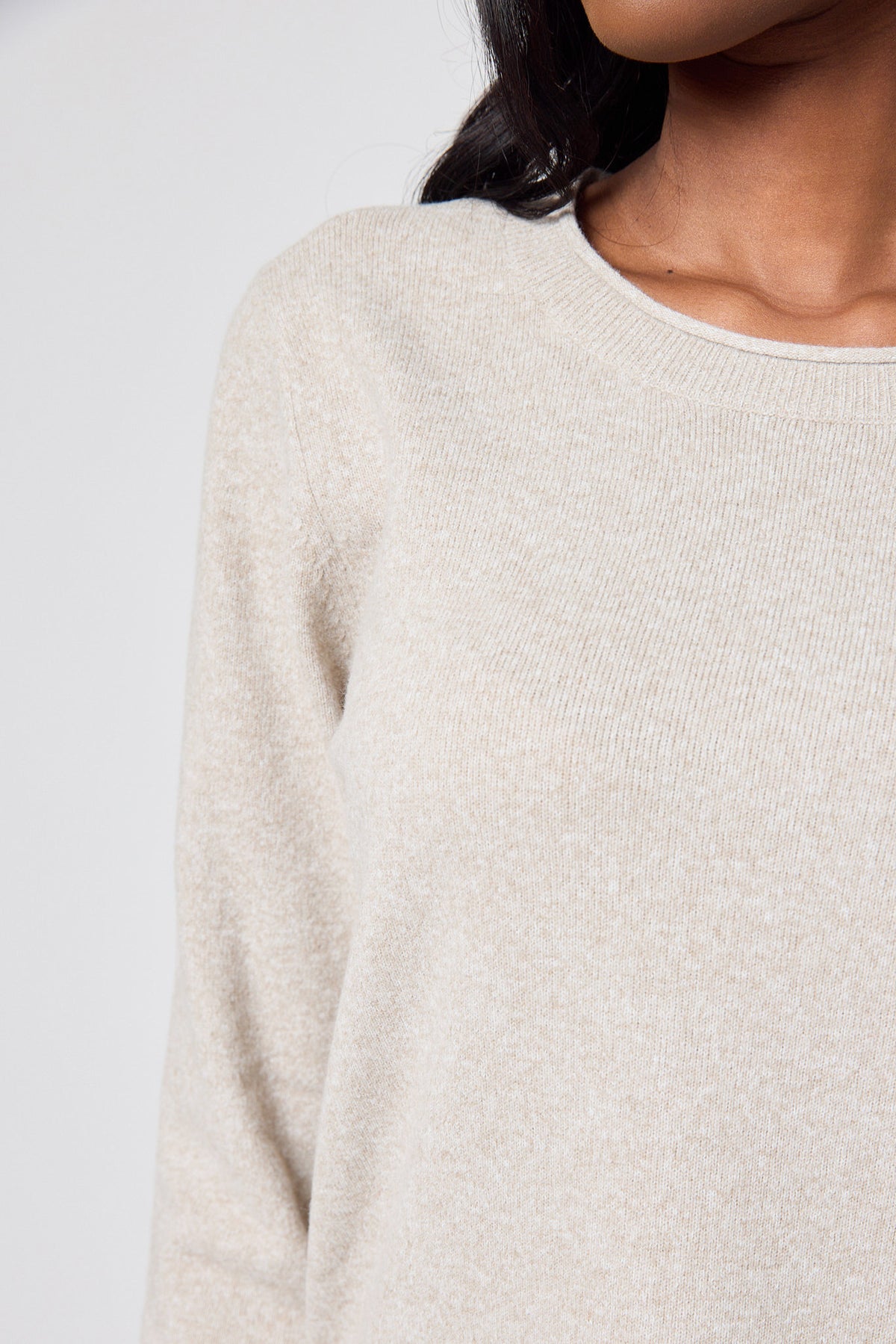 Only Loyal Crew Neck Long Sleeve Sweater