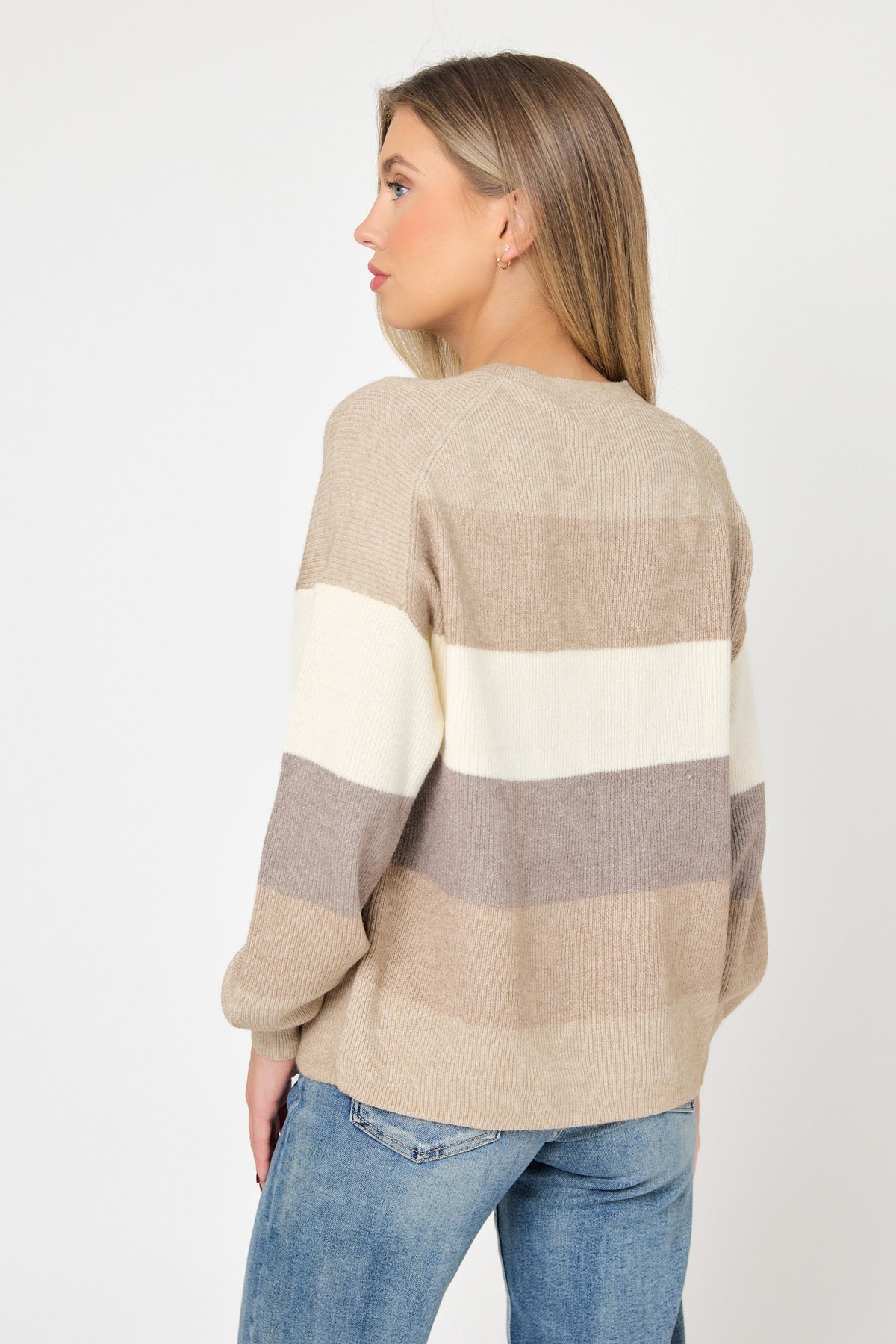 Only Latia Long Sleeve Stripe Pullover