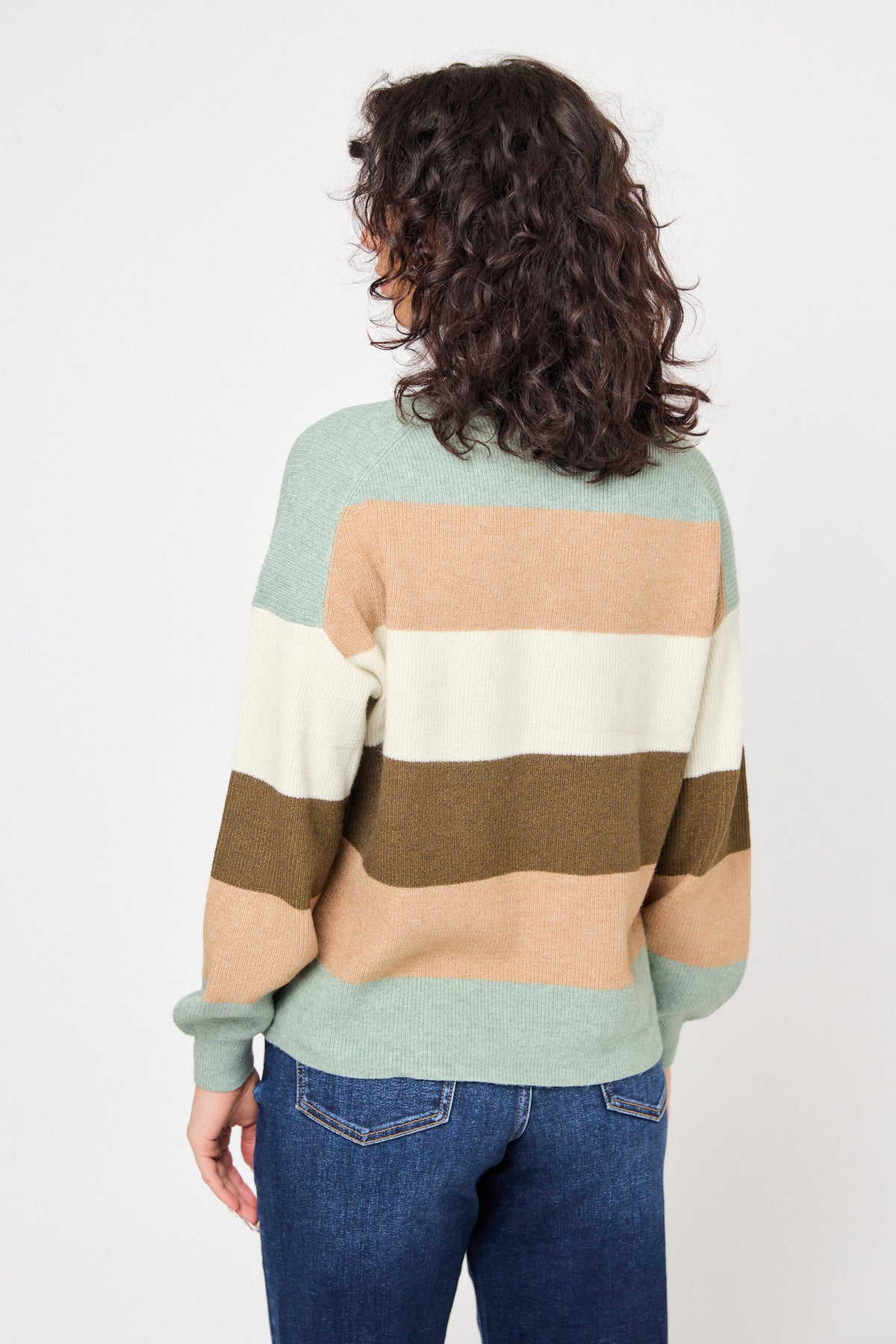 Only Latia Long Sleeve Stripe Pullover