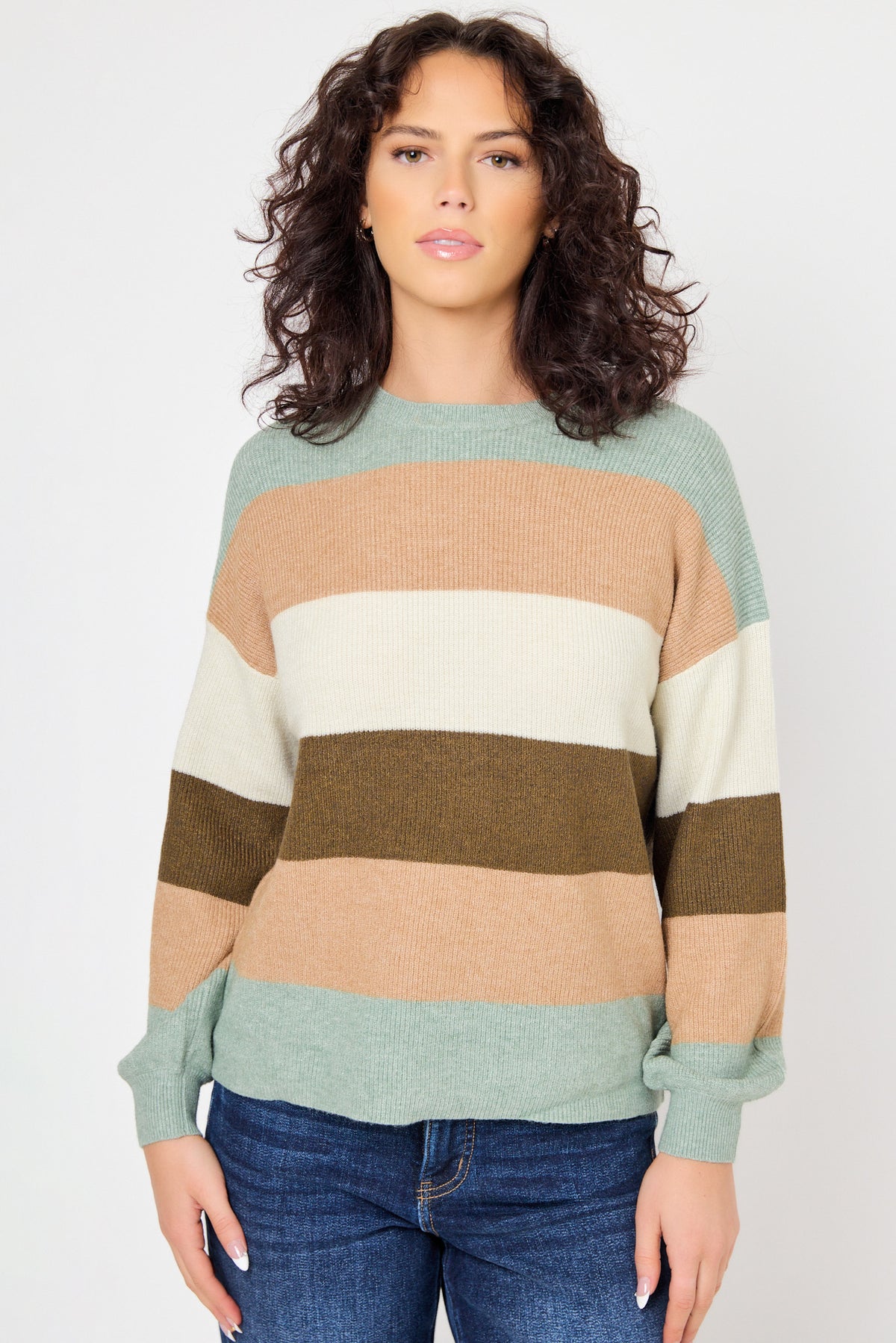 Only Latia Long Sleeve Stripe Pullover