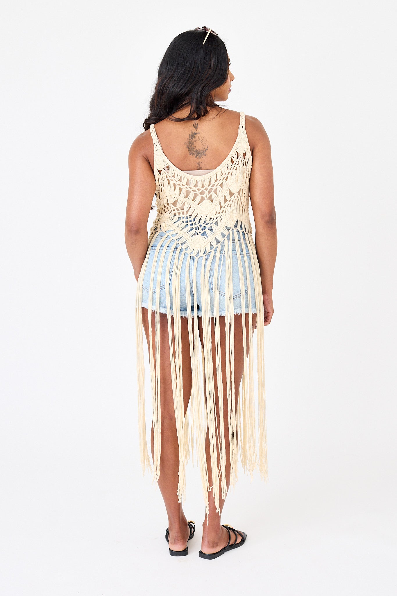 Crochet Festival Top with Fringe