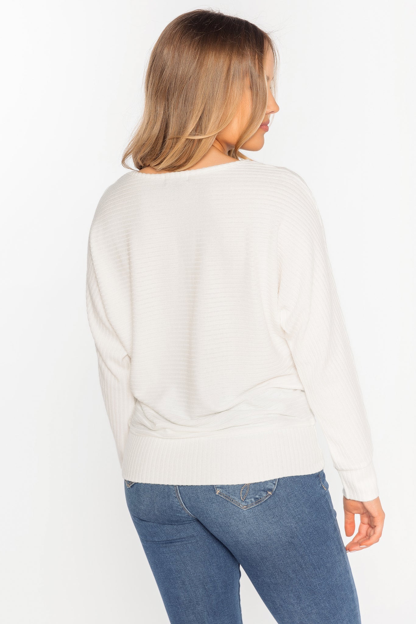 Dolman Sleeve Hacci Sweater