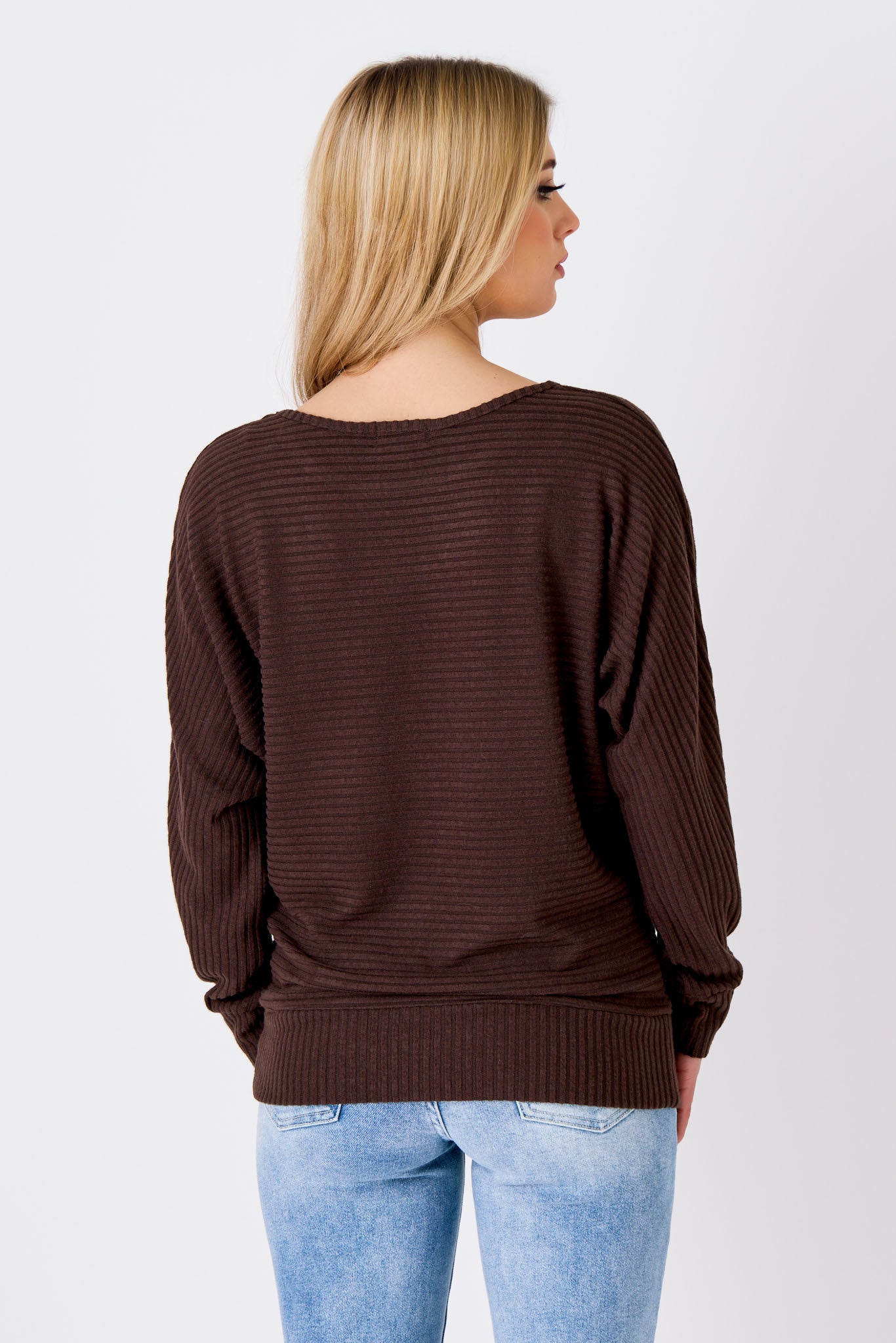 Dolman Sleeve Hacci Sweater