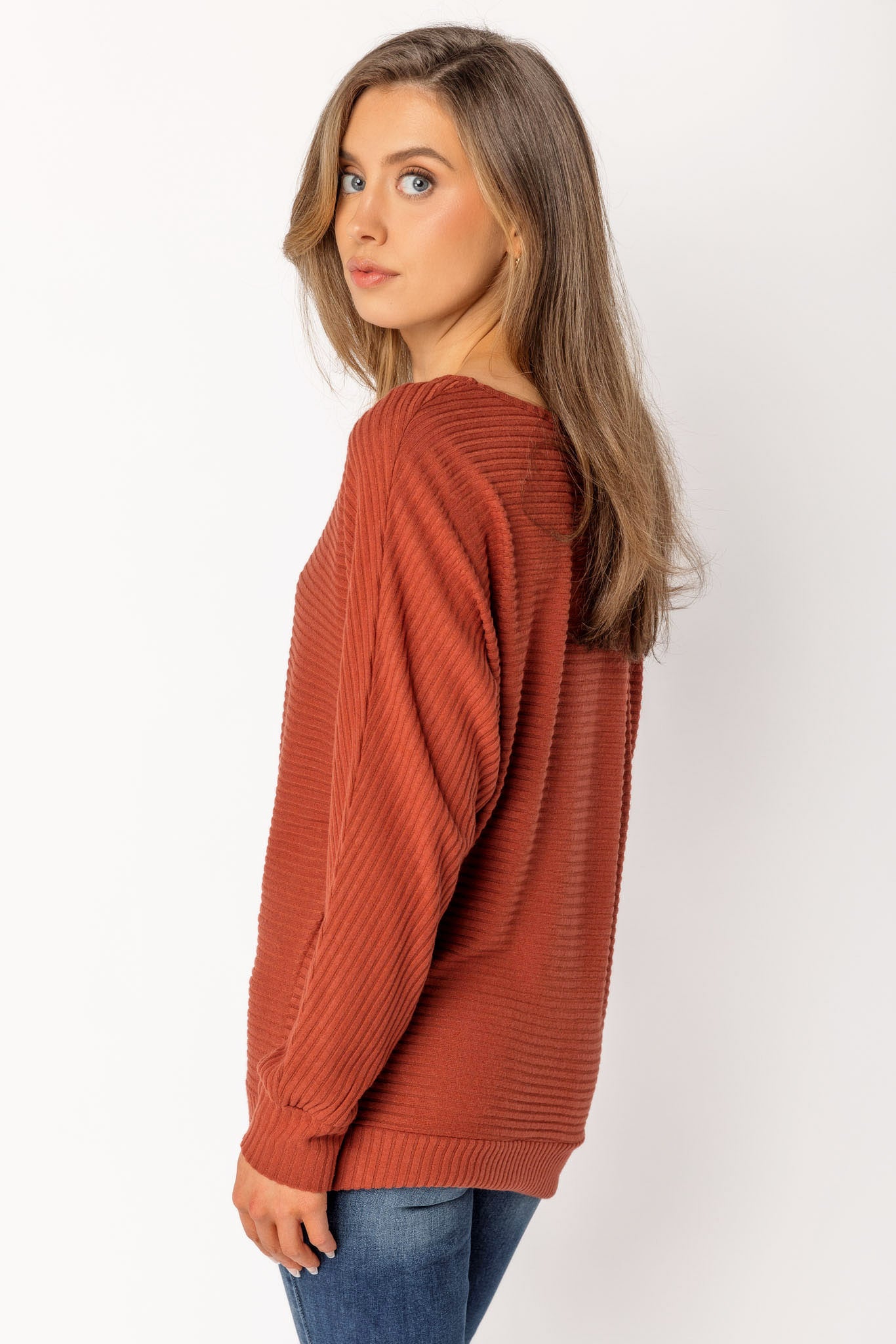 Dolman Sleeve Hacci Sweater