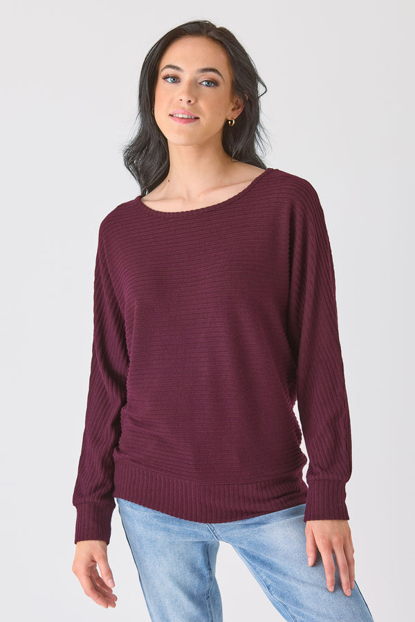 Dolman Sleeve Hacci Sweater