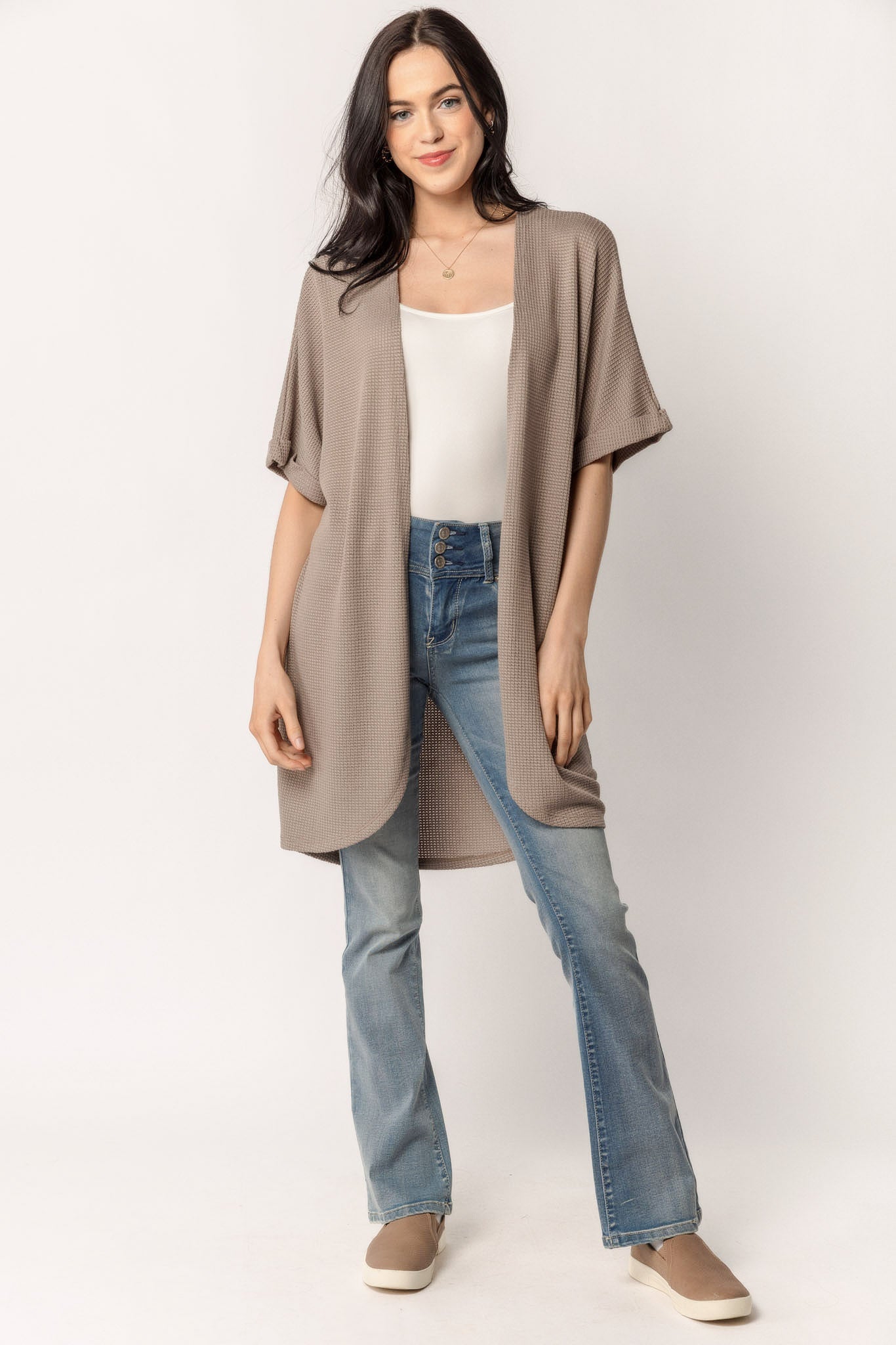 Dolman sleeve cocoon cardigan best sale