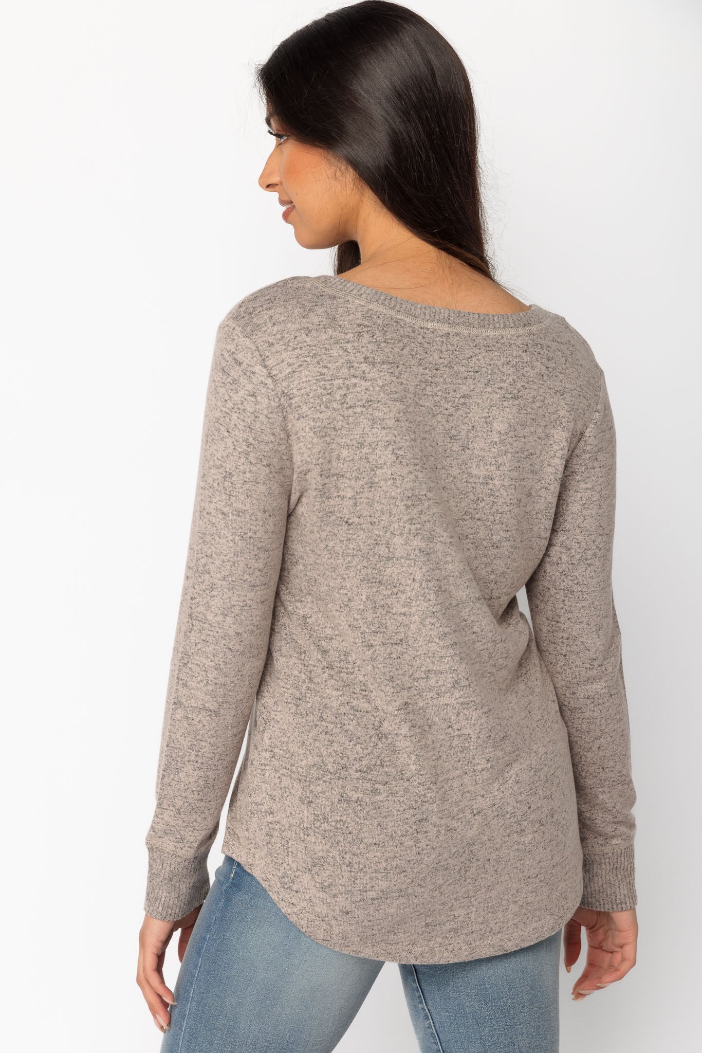 Dolman Sleeve V-Neck Supersoft Sweater