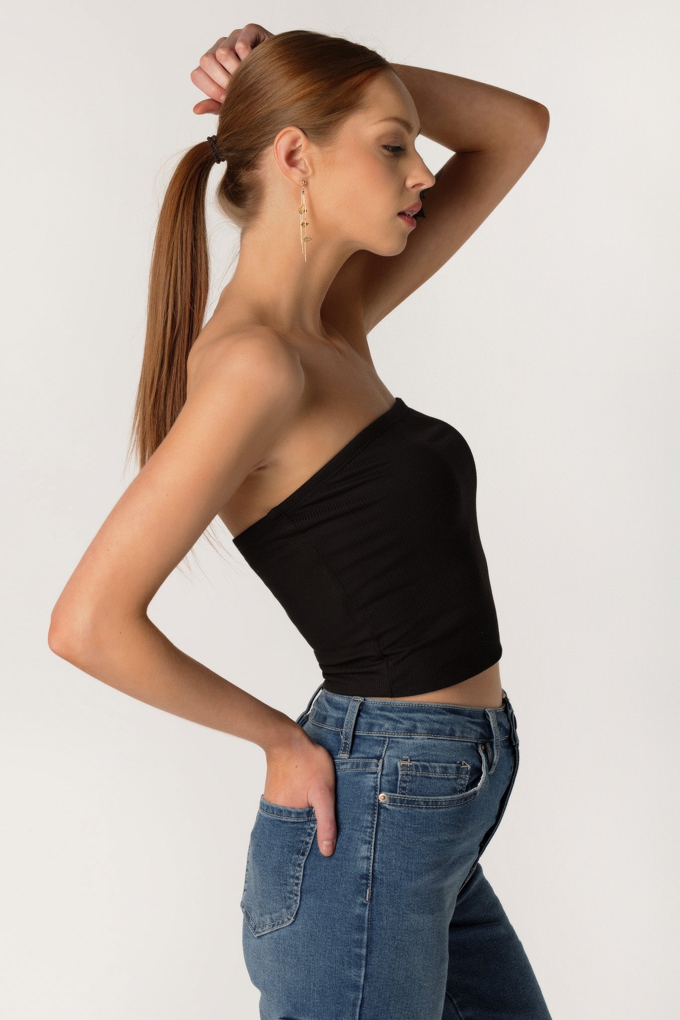 Ribbed Double Layer Tube Top