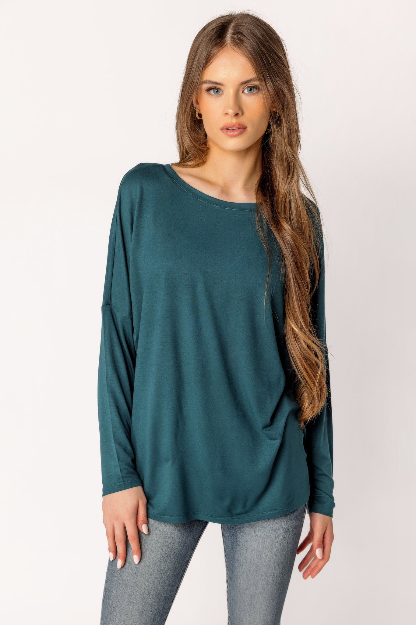 Dolman Sleeve Tunic Top